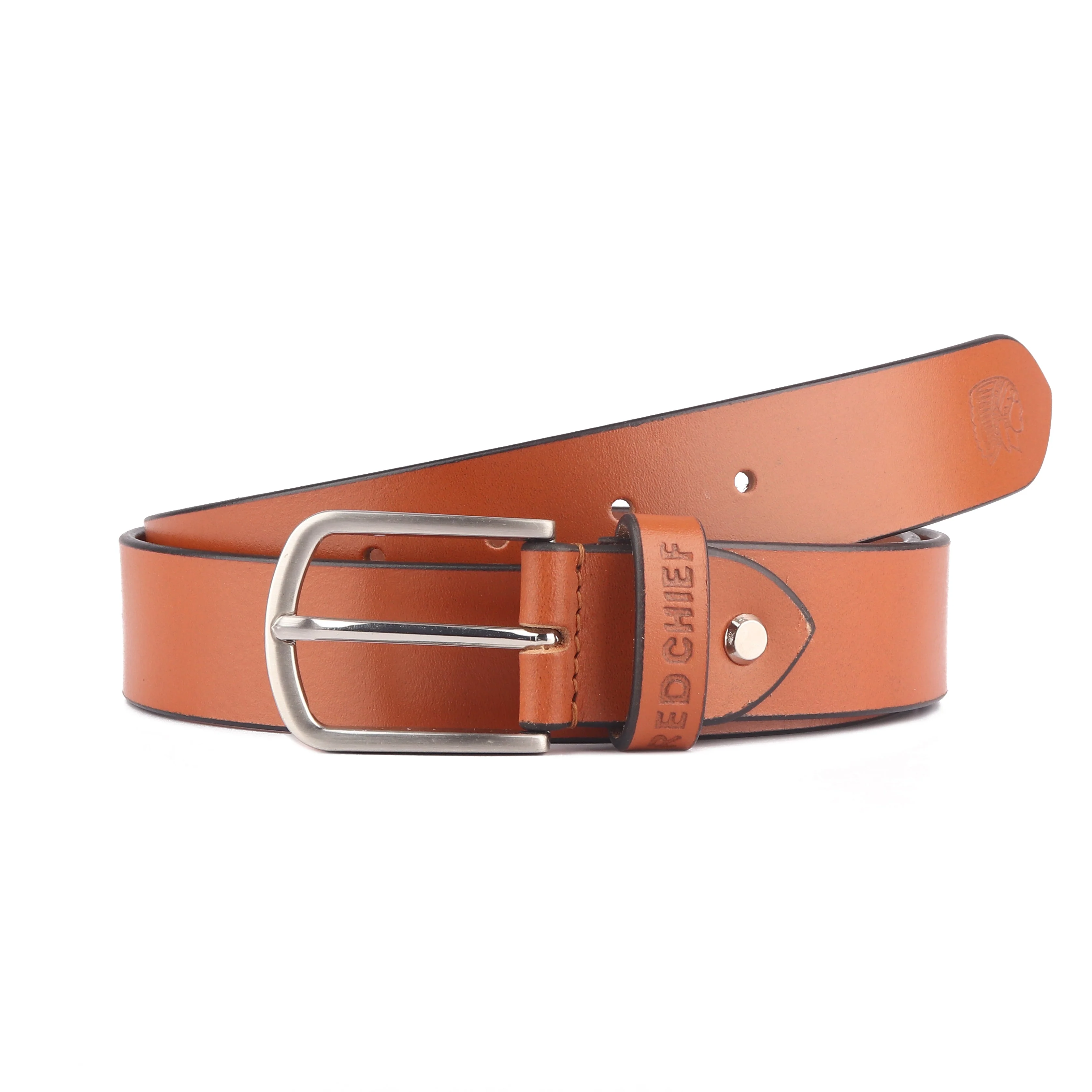 Red Chief Tan Belt for Men A80238 006 - Image 2