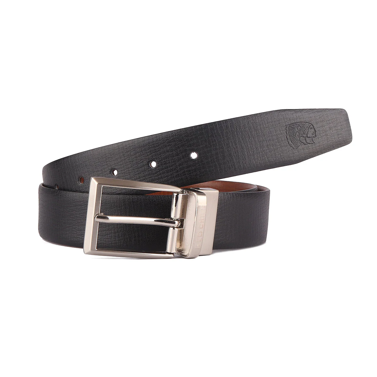 Red Chief Tan/Black Belt for Men A80340 086 - Image 2