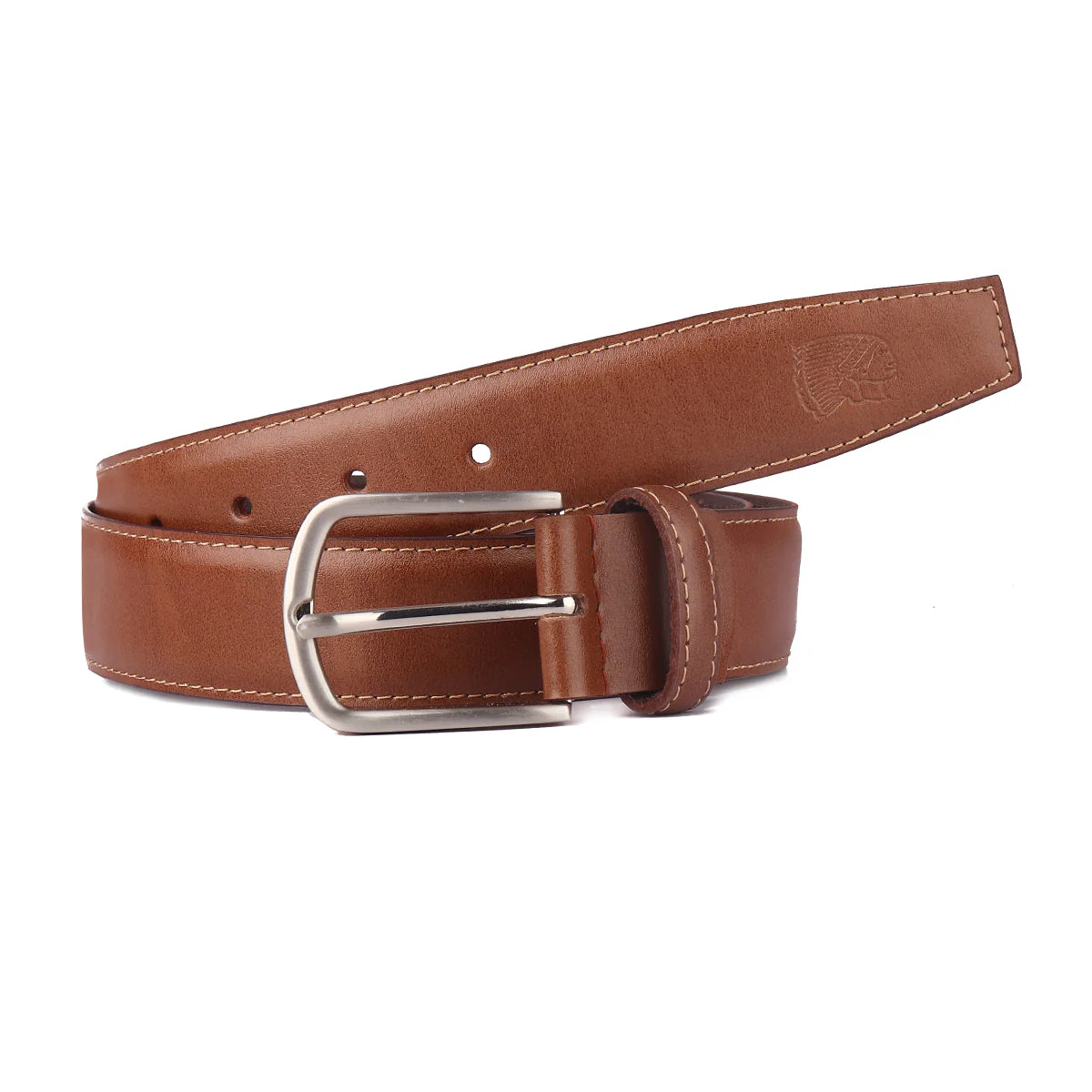 Red Chief Tan Belt for Men A80344 006 - Image 2