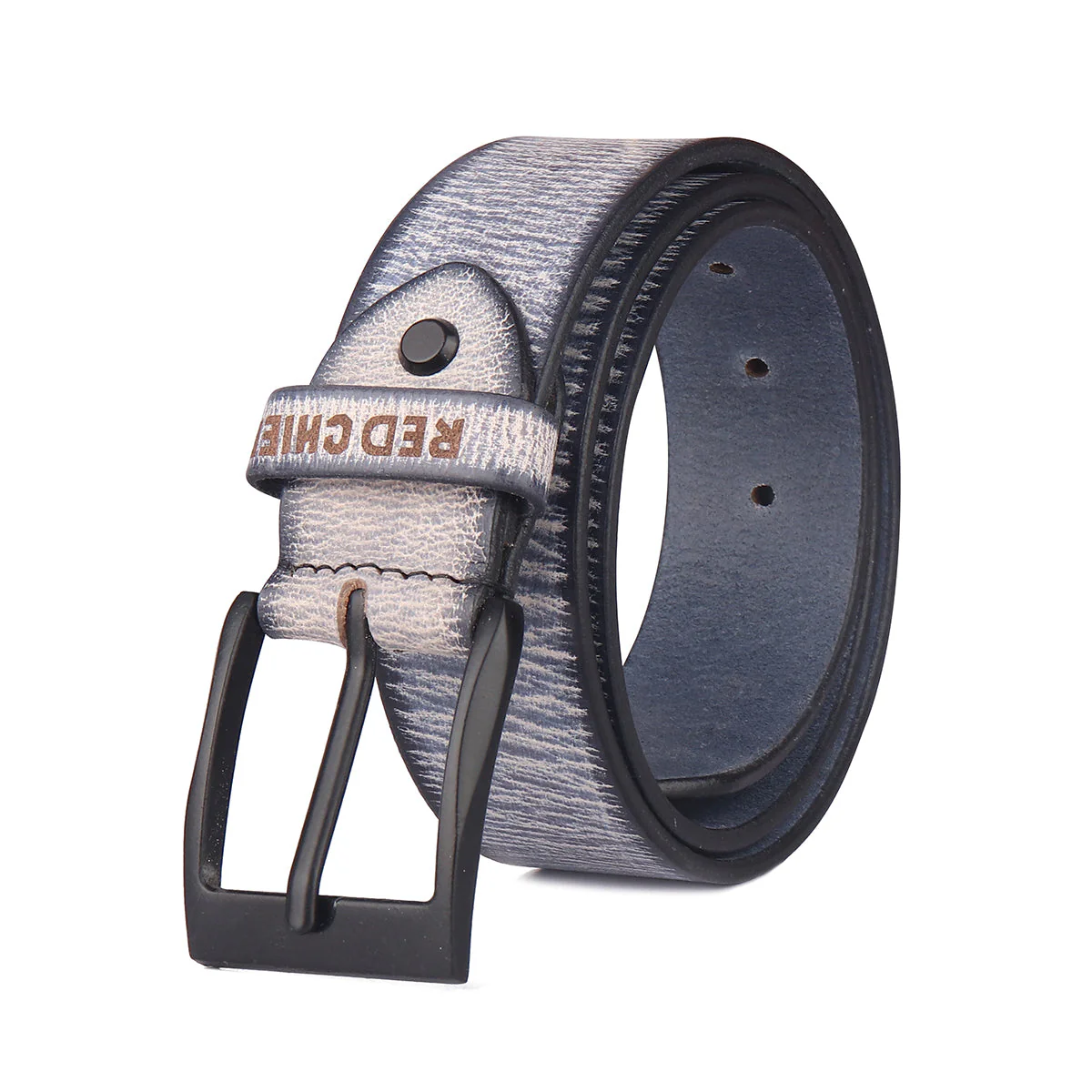 Red Chief Blue Belt for Men A80380 002 - Image 2