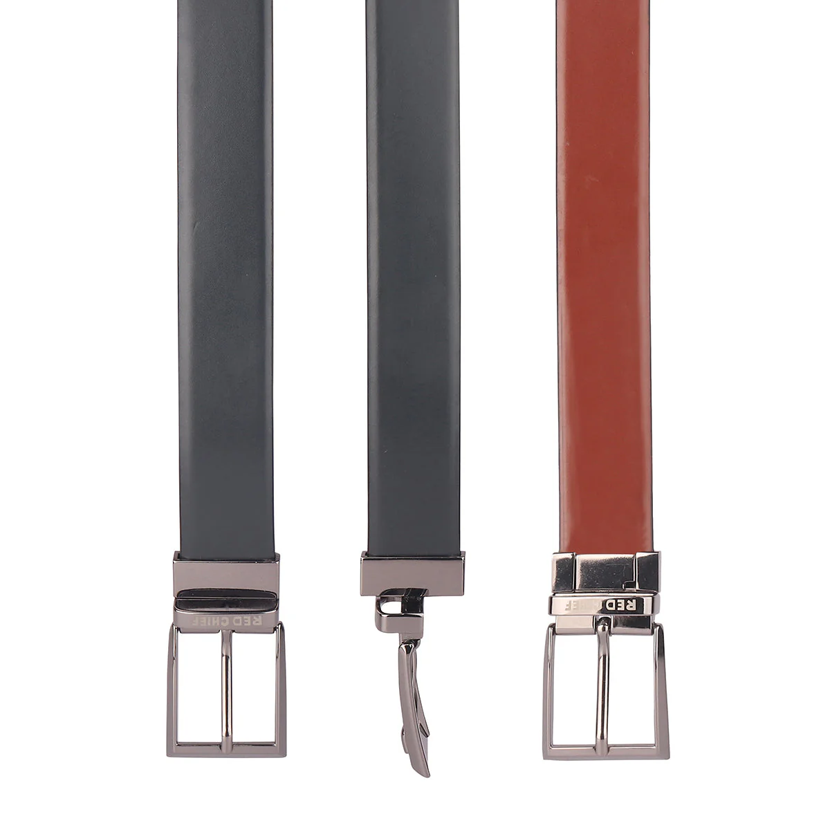 Red Chief Navy Tan Belt for Men A80383 1206 - Image 3