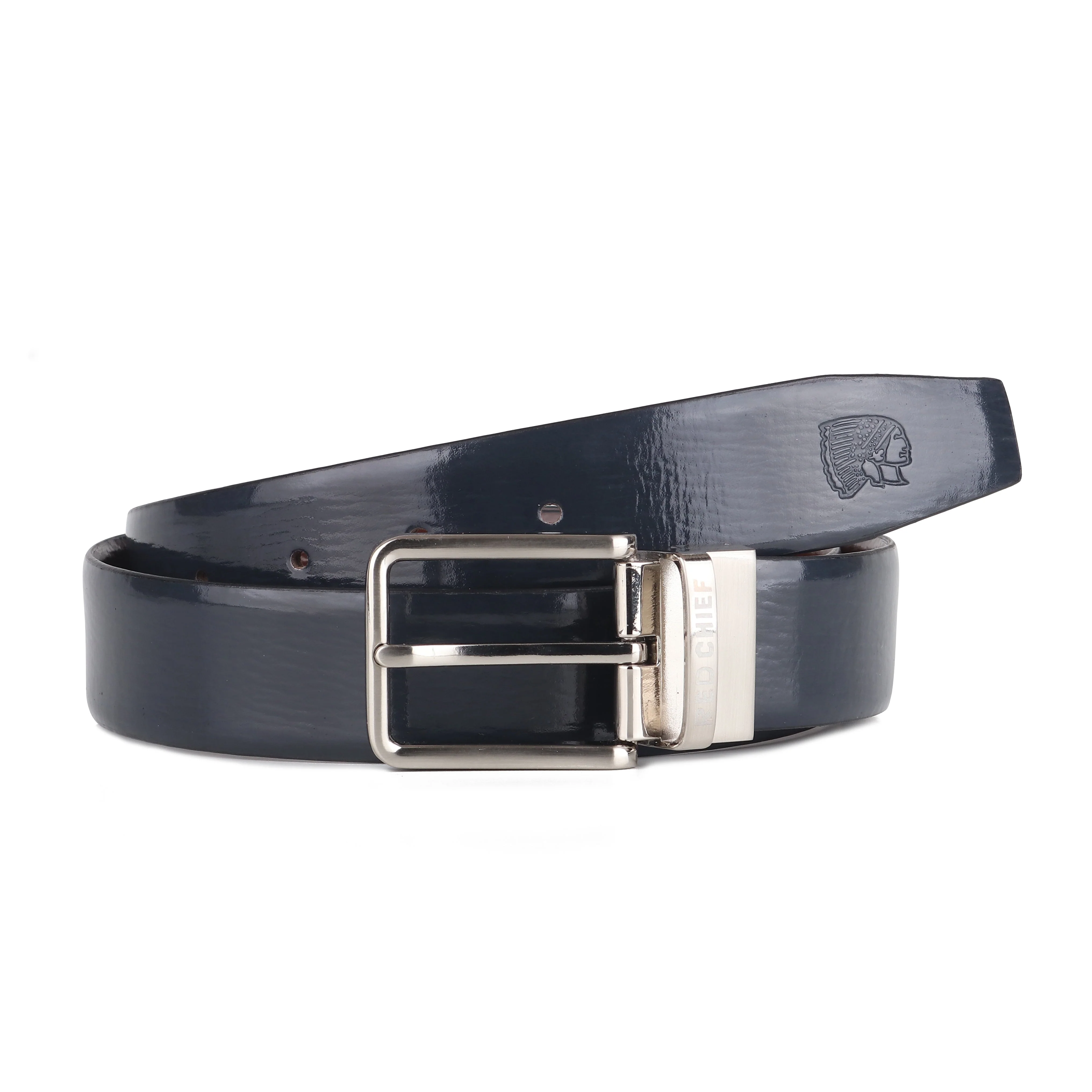 Red Chief Grey/Brown Belt for Men A80408 G00160 - Image 2