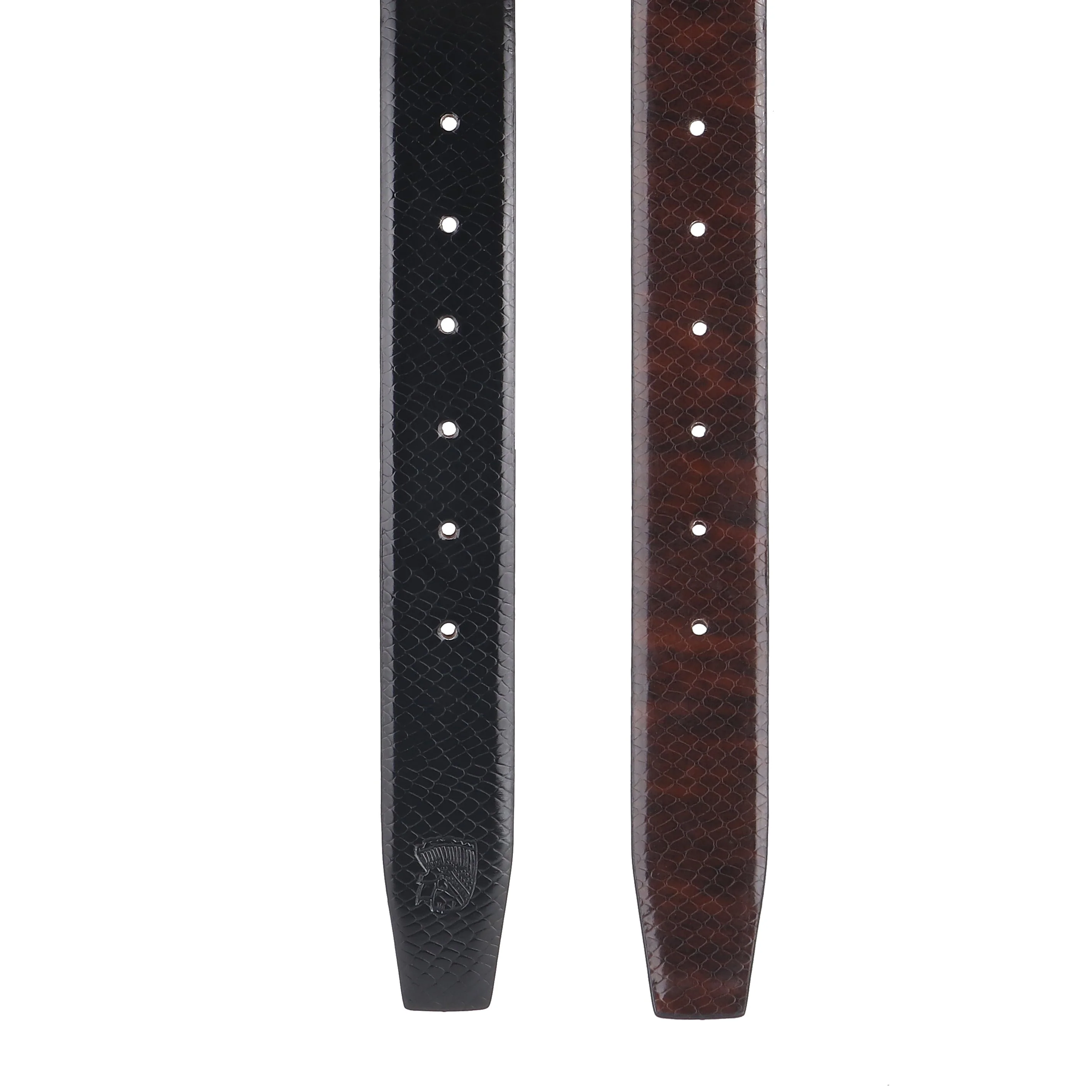 Red Chief Black/Brown Belt for Men A80410 117 - Image 4