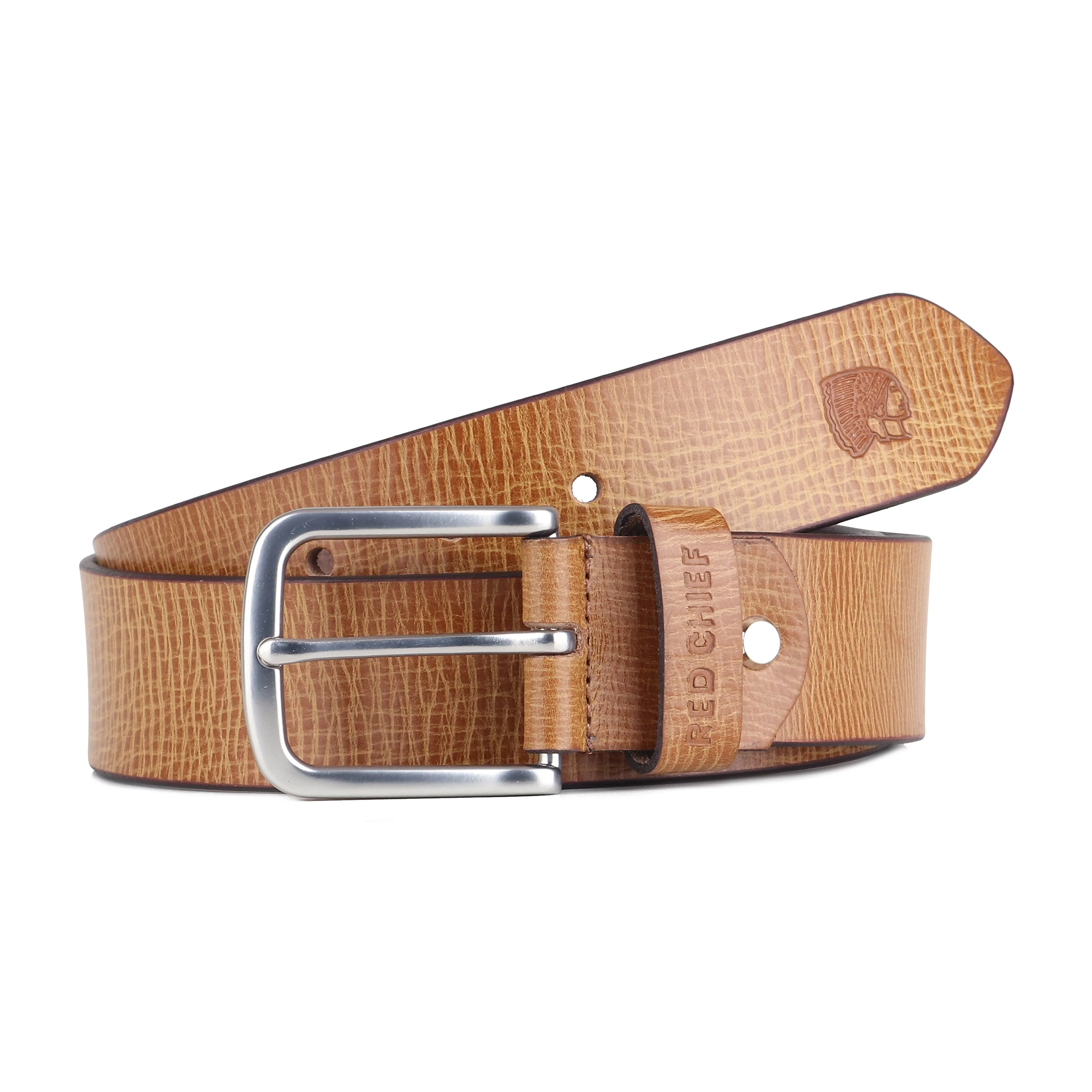 Red Chief Tan Belt for Men A80412 006 - Image 2