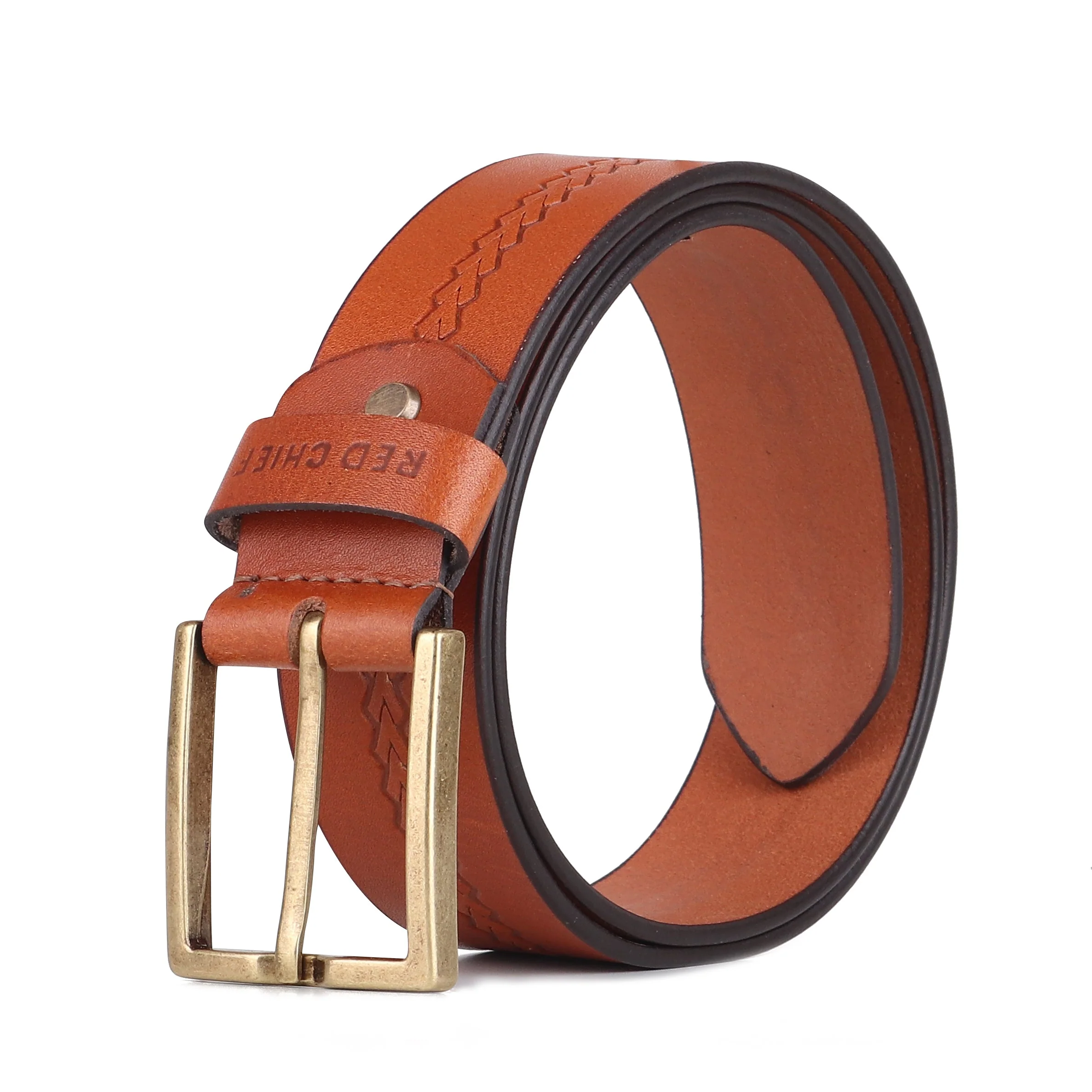 Red Chief Tan Belt for Men A80415 006