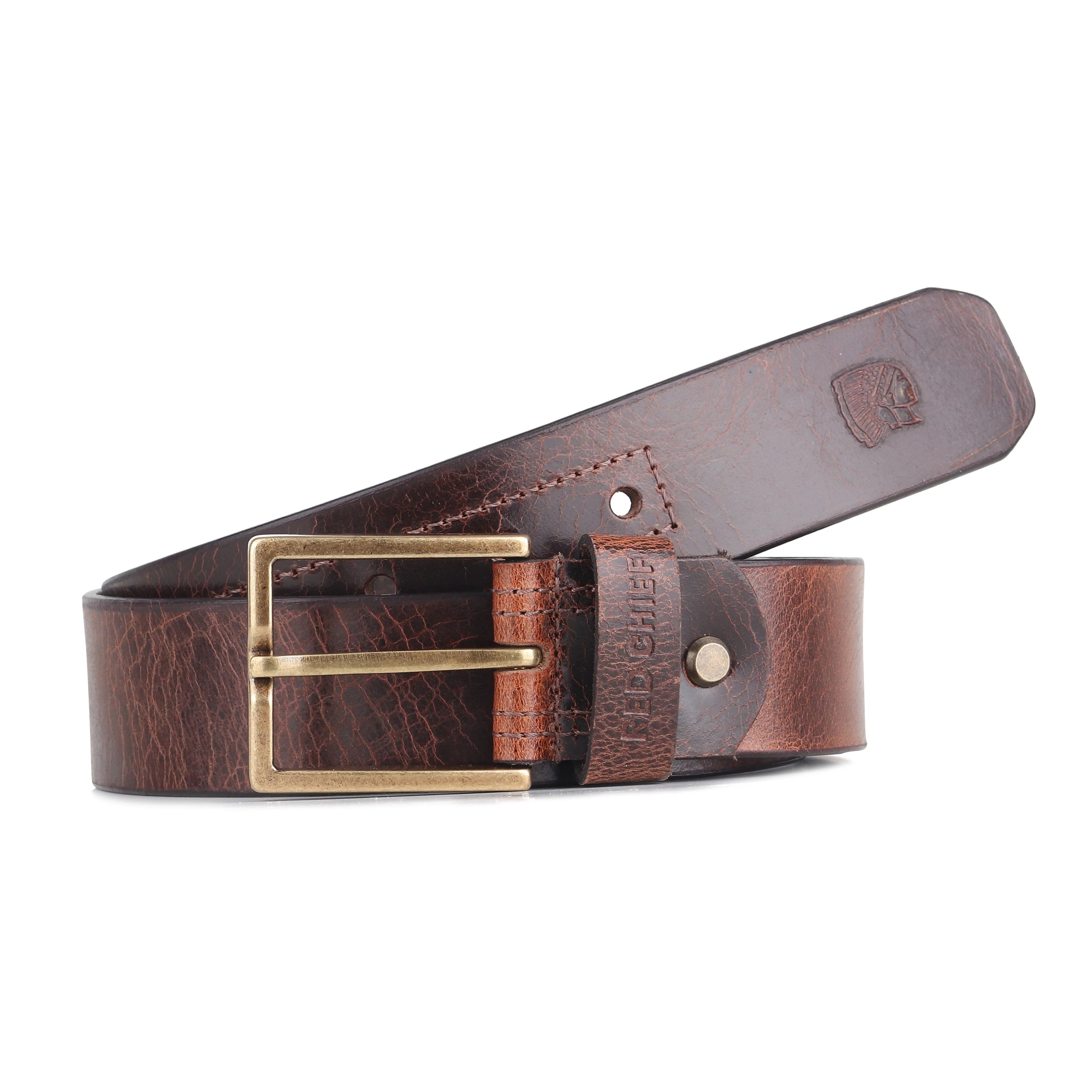 Red Chief Brown Belt for Men A80416 003 - Image 2