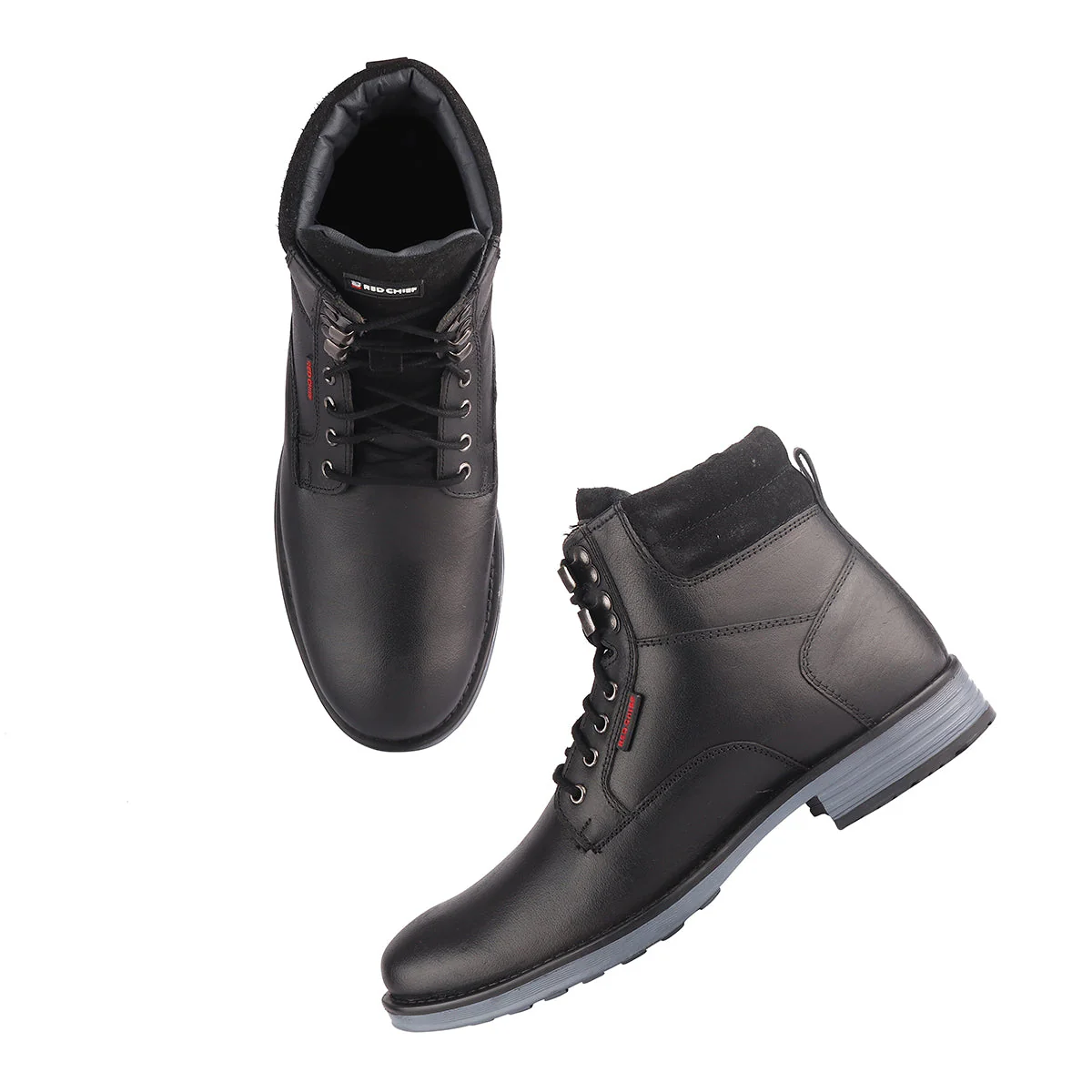 Red Chief Black Casual Boot for Men RC3770 001 - Image 2