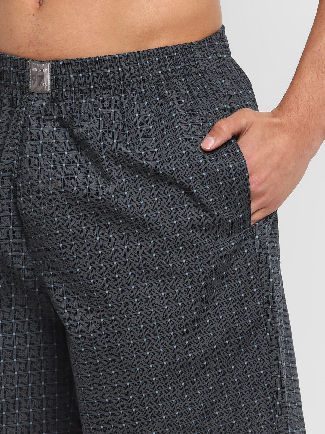 Red Chief Blue Boxer for Men B20013 002 - Image 3