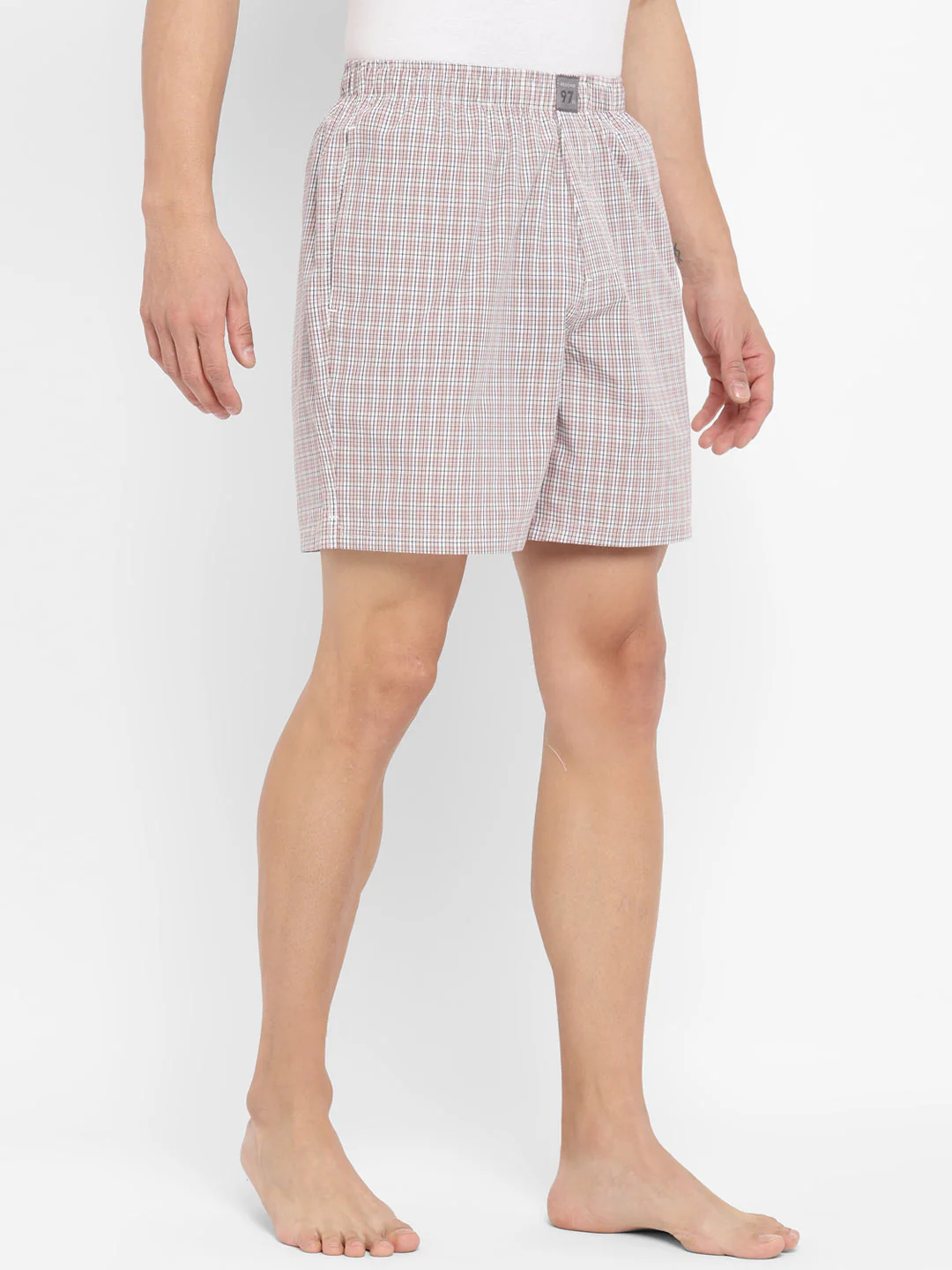 Red Chief Red/Green Boxer for Men B20014 G0060 - Image 3
