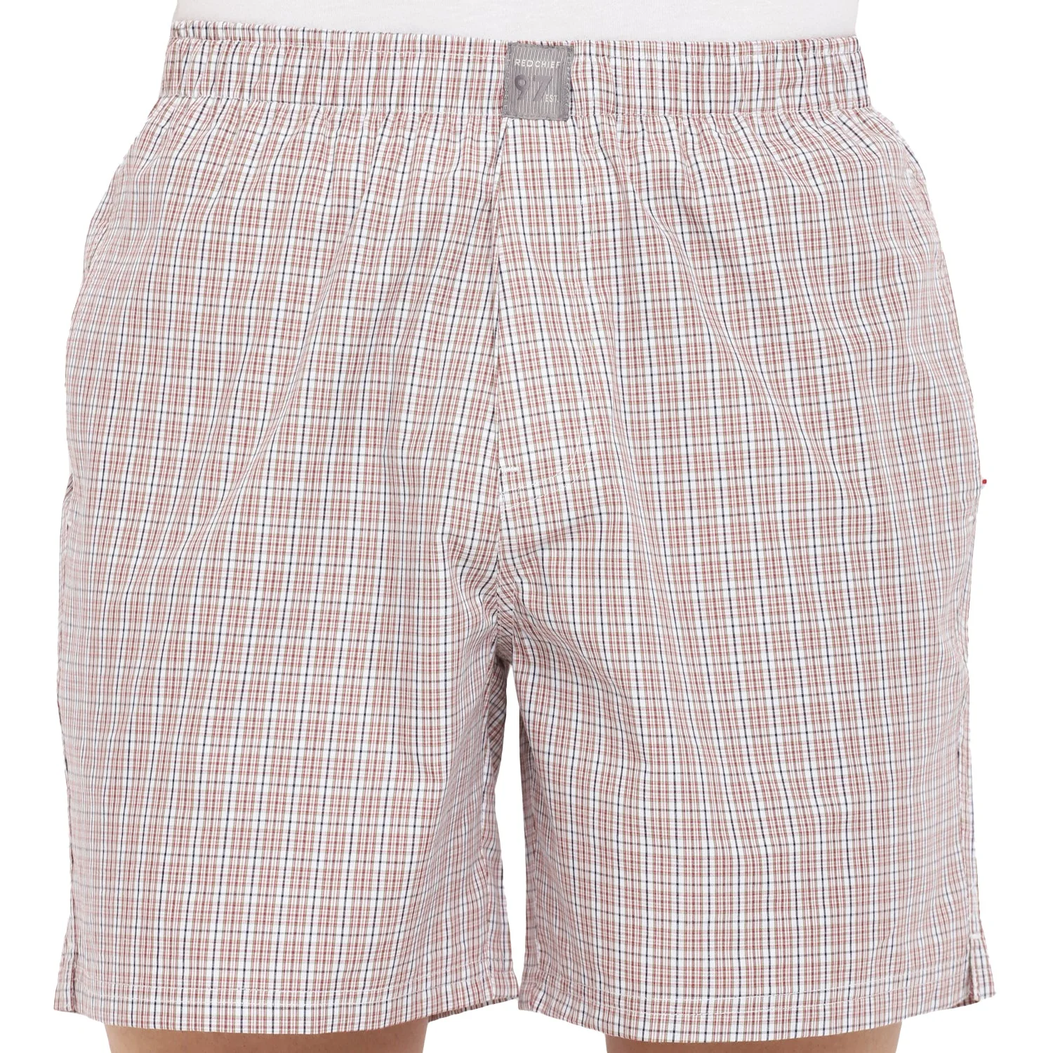 Red Chief Red/Green Boxer for Men B20014 G0060 - Image 4