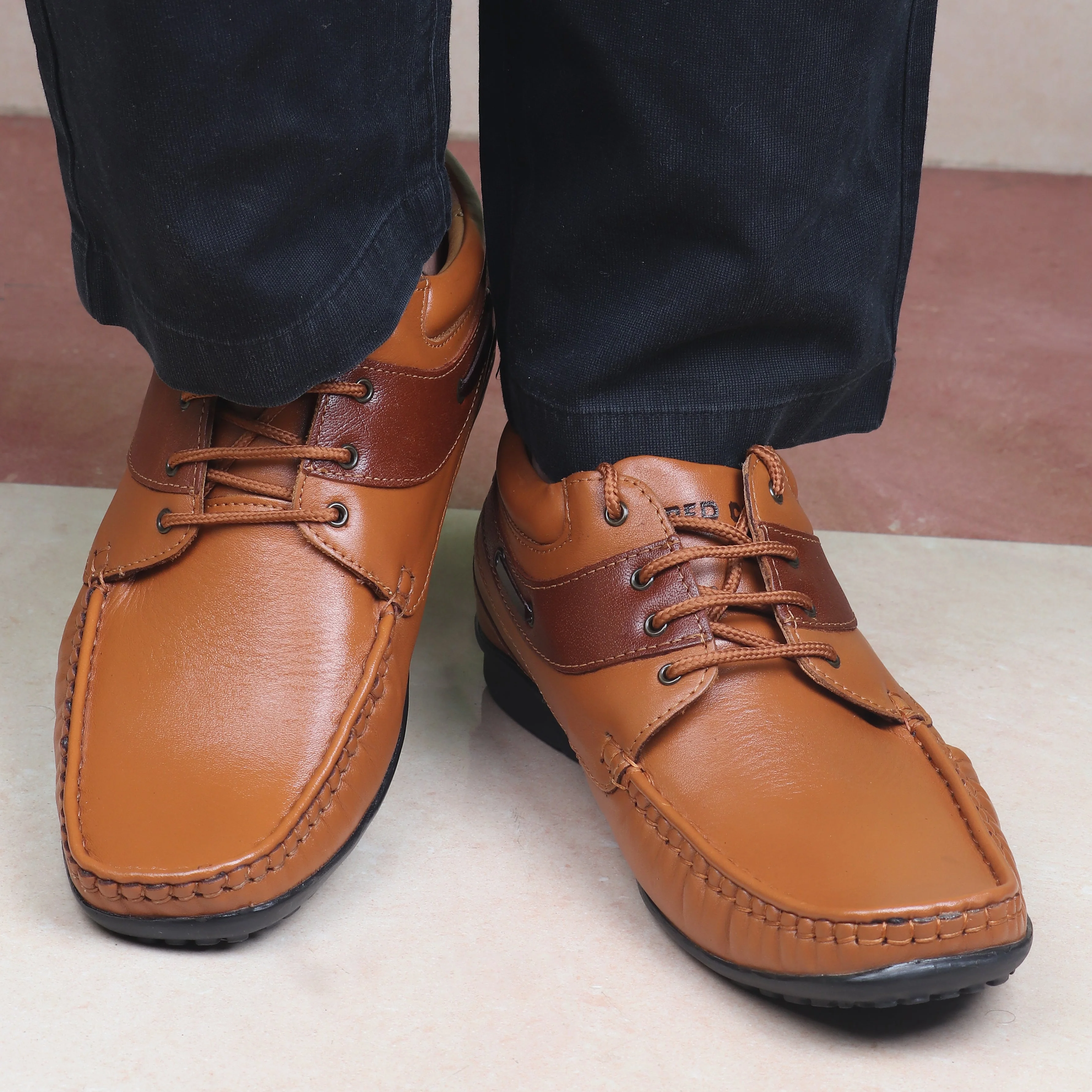 Red Chief Tan Formal Shoes for Men RC1199 879 - Image 9