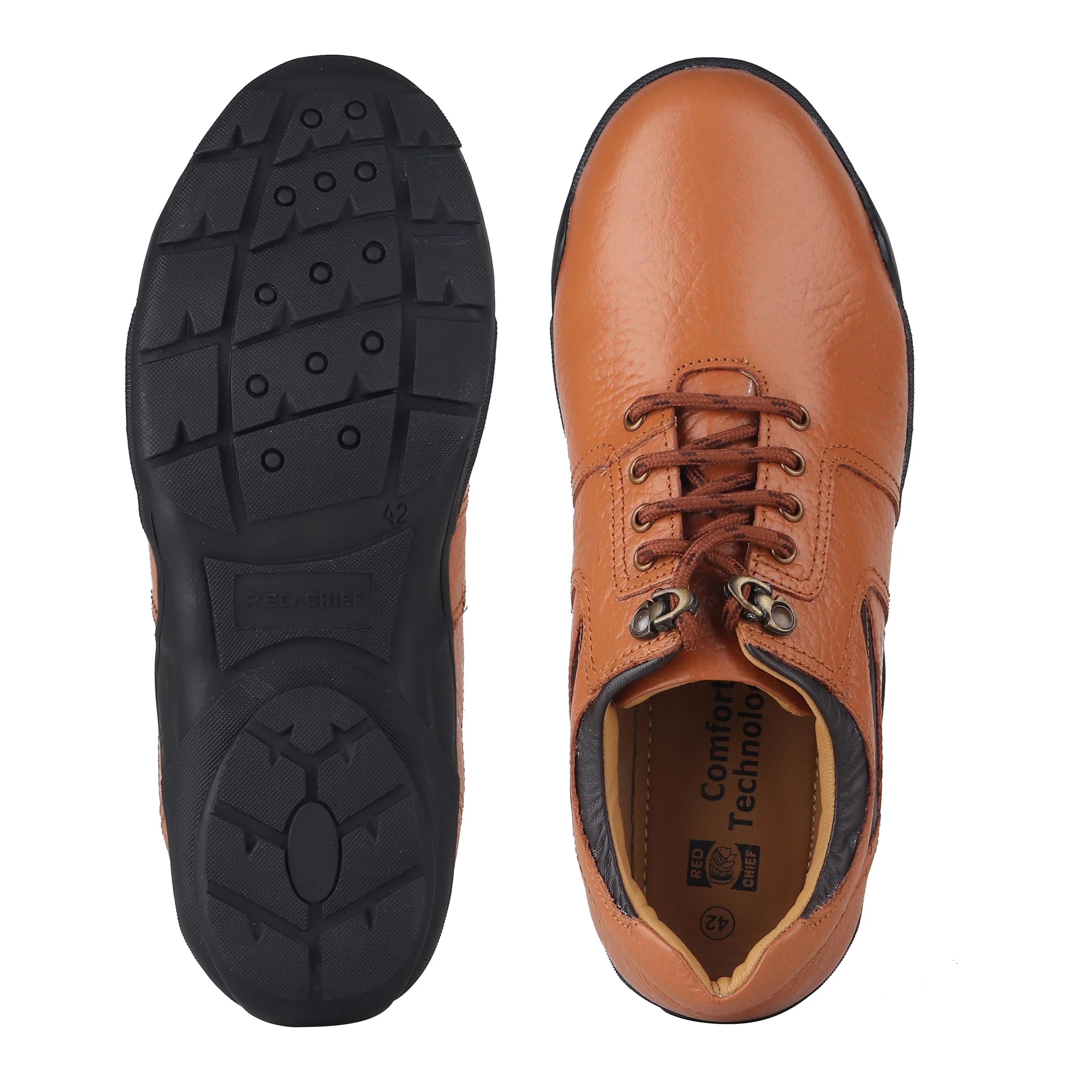 Red Chief Elephant Tan Casual Shoes for Men RC3430 107 - Image 8