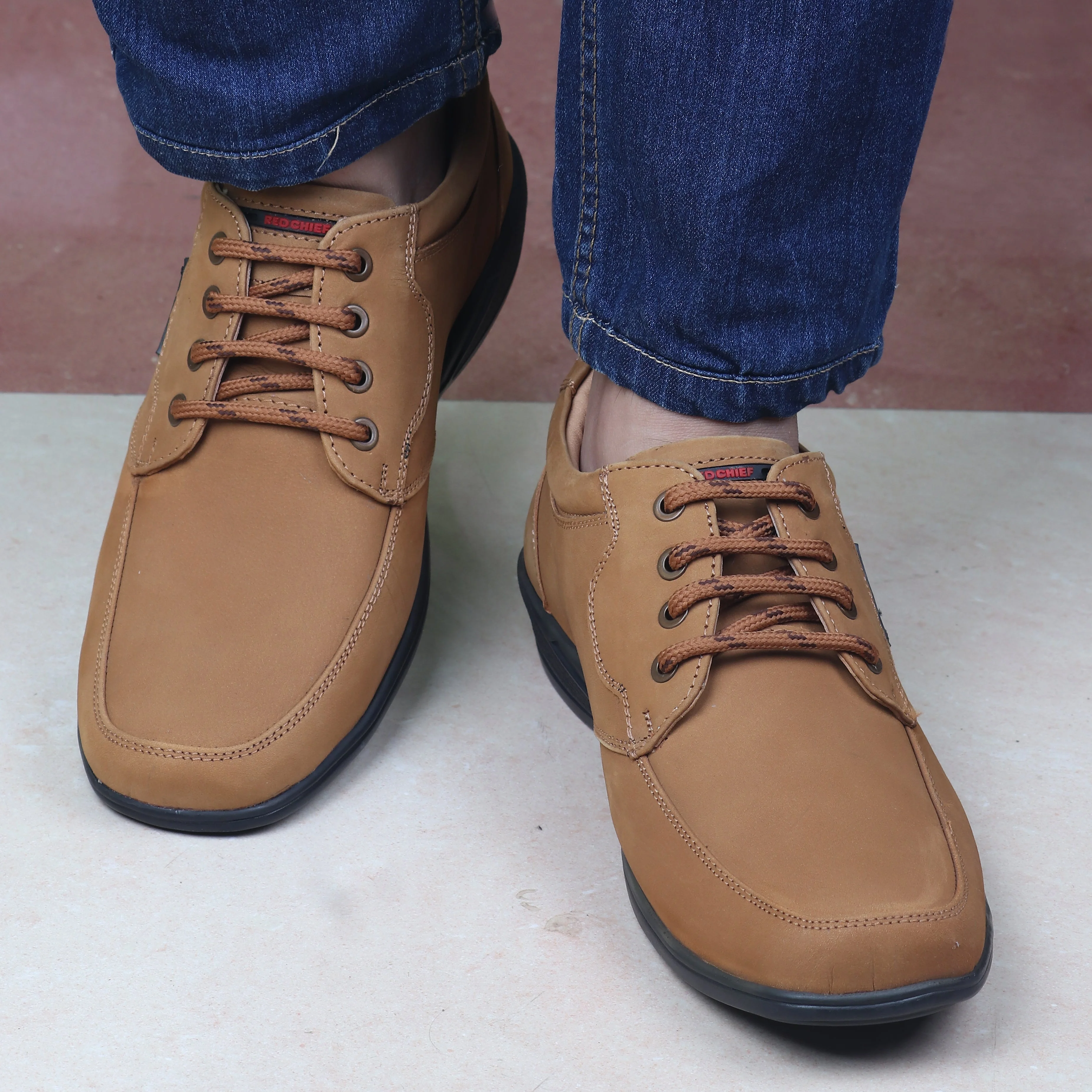 Red Chief Rust Formal Shoes for Men RC3506 022 - Image 9