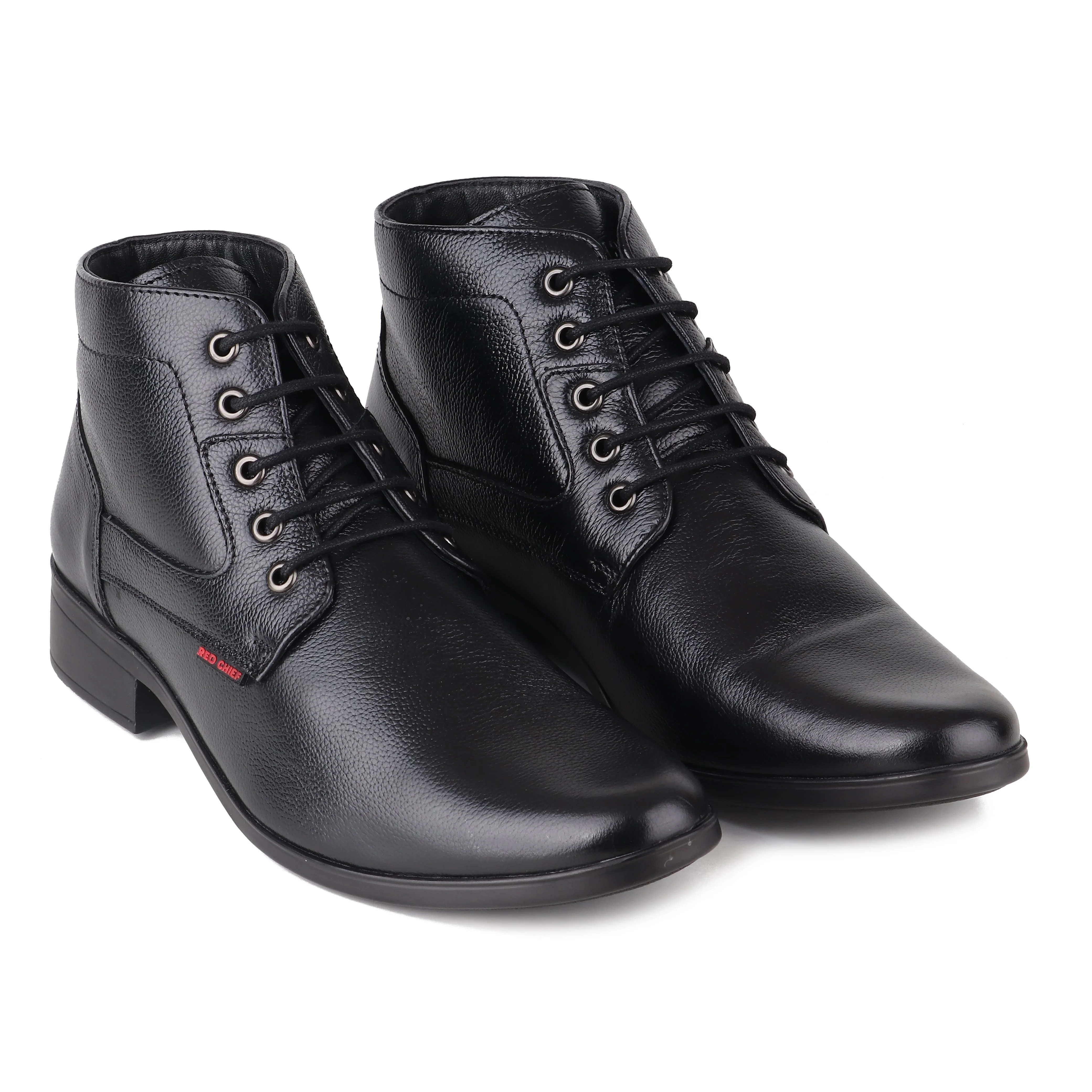 Red Chief Black Formal Shoes for Men RC3545 001 - Image 4