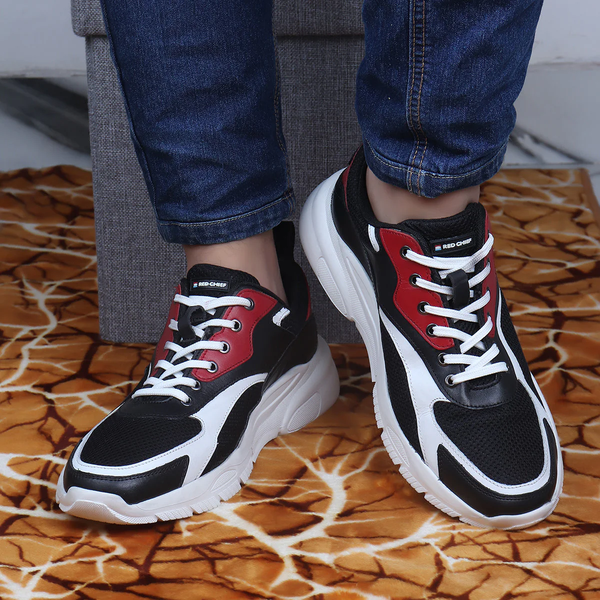 Red Chief Black Casual Shoes for Men RC3822 001 - Image 9