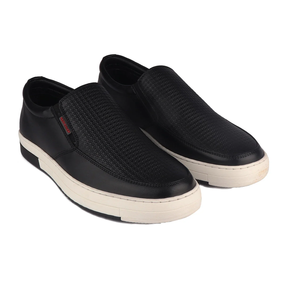 Red Chief Black Casual Sneaker Shoes for Men RC3847 001 - Image 4