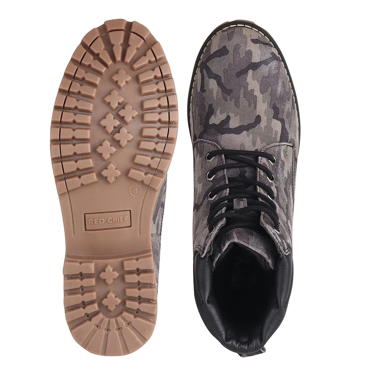 Red Chief Olive/Black Casual Boot for Men RC3885 C009 - Image 9