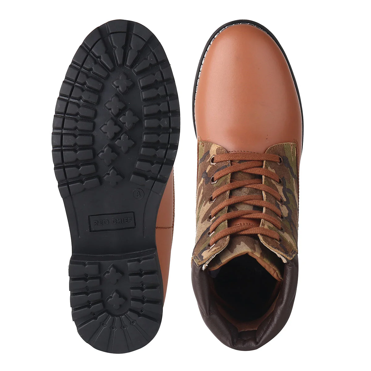 Red Chief Tan Casual Boot for Men RC3886 006 - Image 9