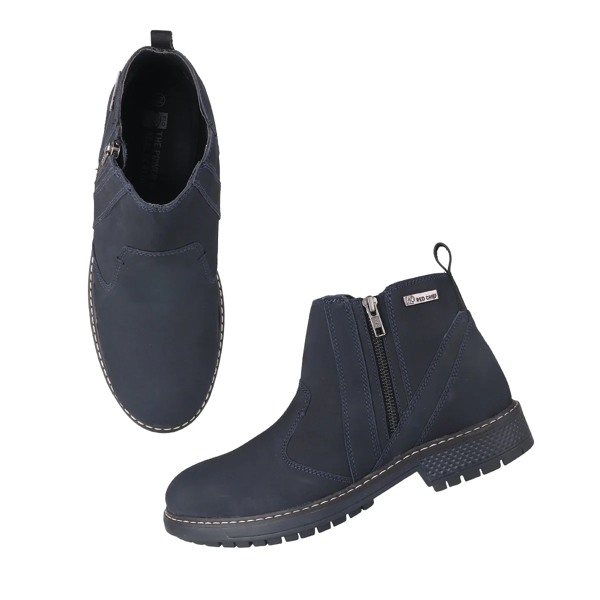 Red Chief Blue Casual Boot for Men RC3893 002 - Image 5