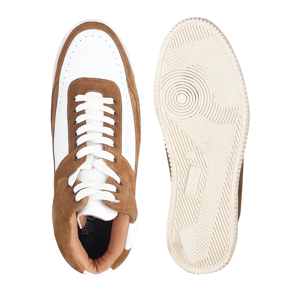Red Chief Tan/White Casual Boot Shoes for Men RC3904 332 - Image 9