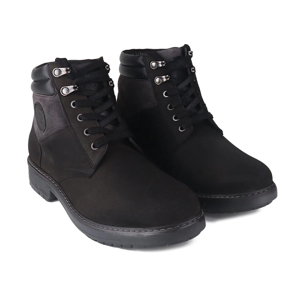 Red Chief Black Casual Boot Shoes for Men RC3906 001 - Image 4