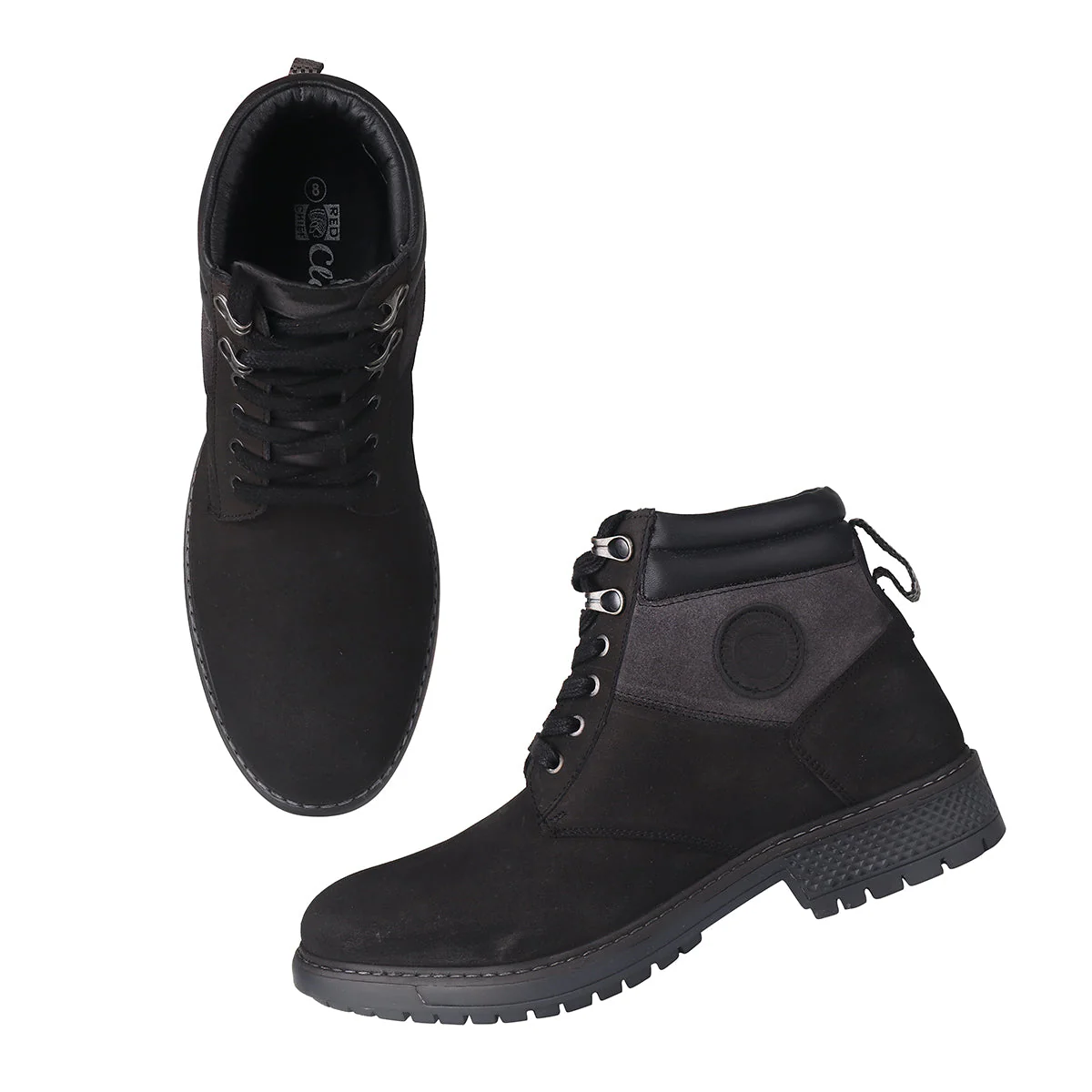 Red Chief Black Casual Boot Shoes for Men RC3906 001 - Image 5