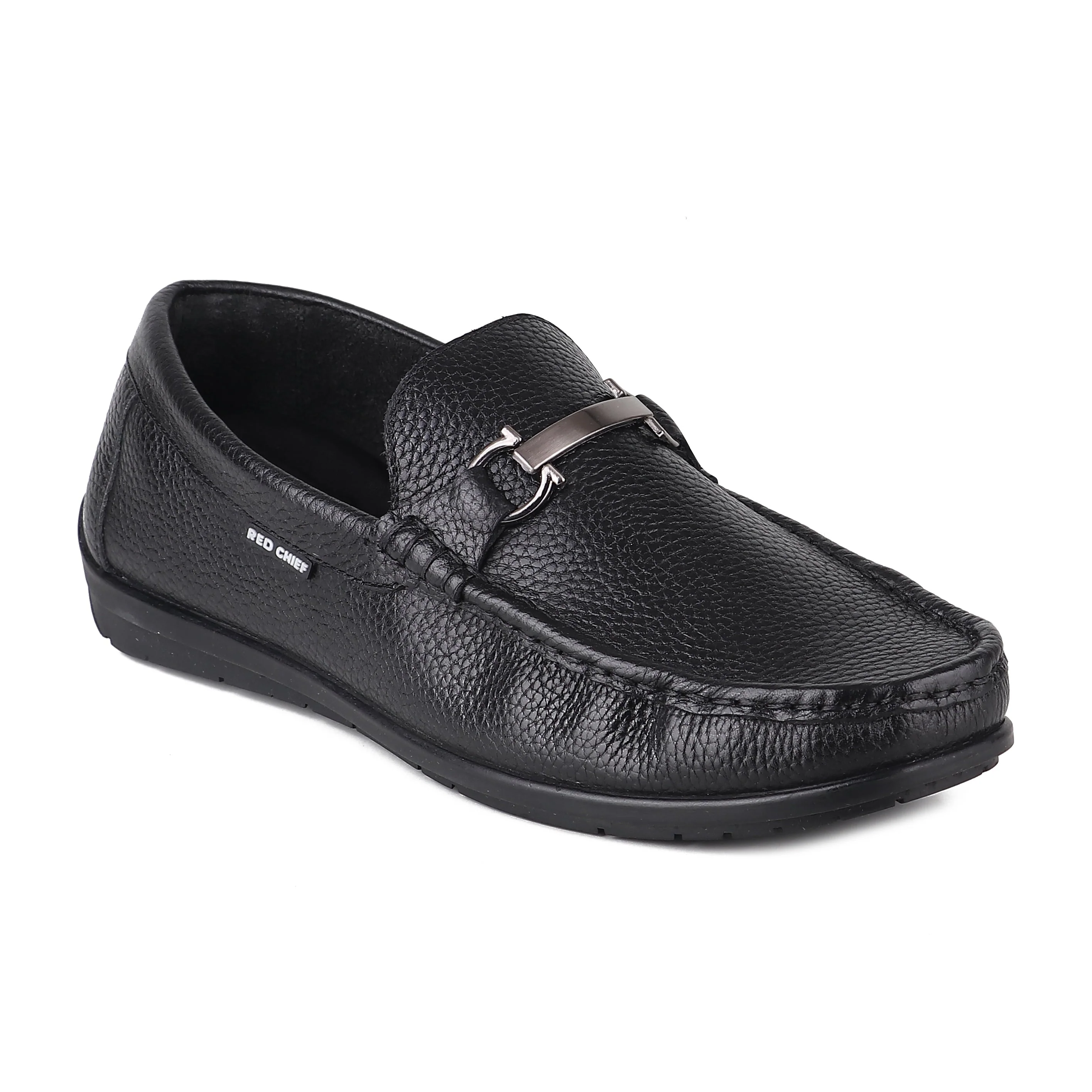 Red Chief Black Casual Loafer Shoes for Men RC3948 001 - Image 7