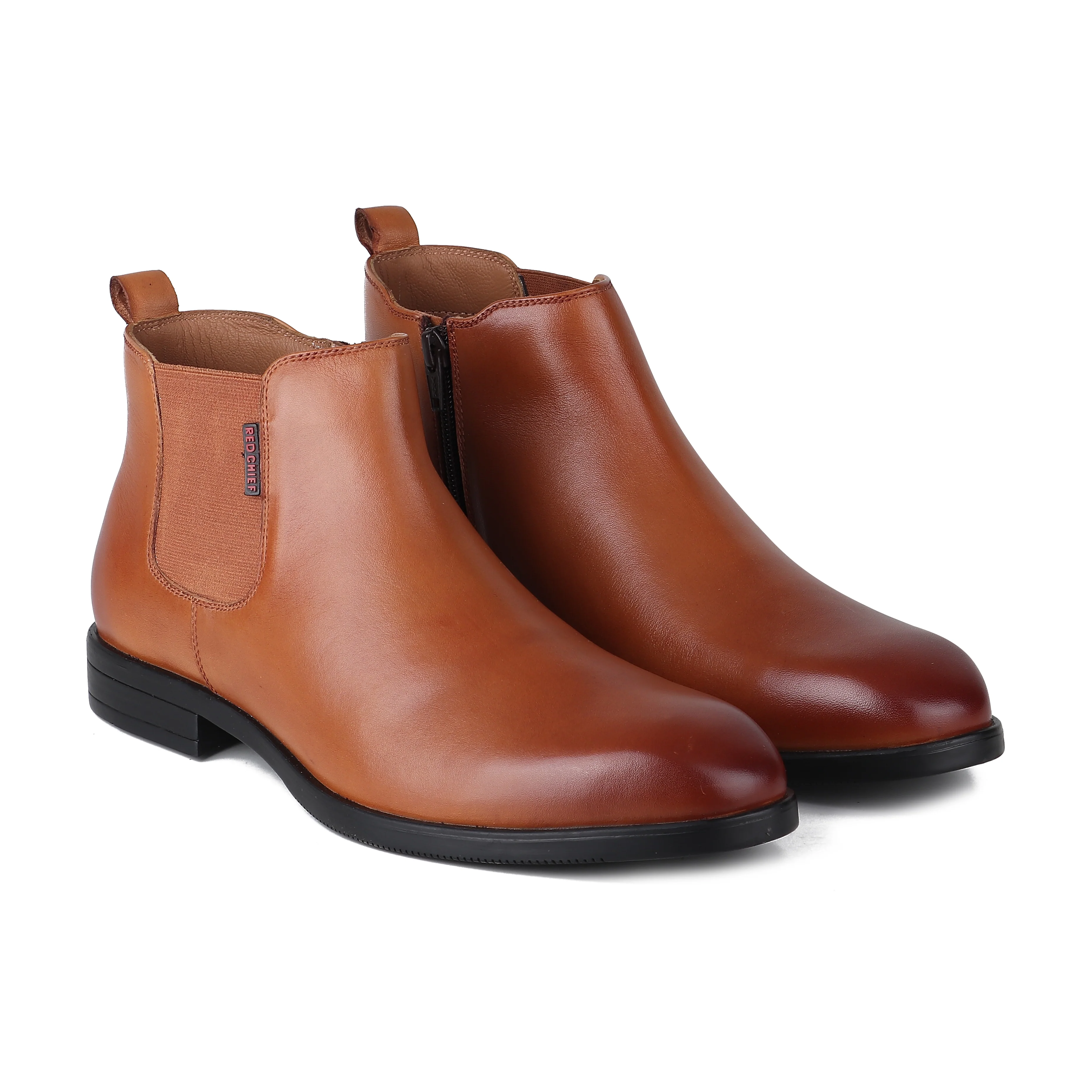 Red Chief Tan Casual Boot Shoes for Men RC3967 006 - Image 4