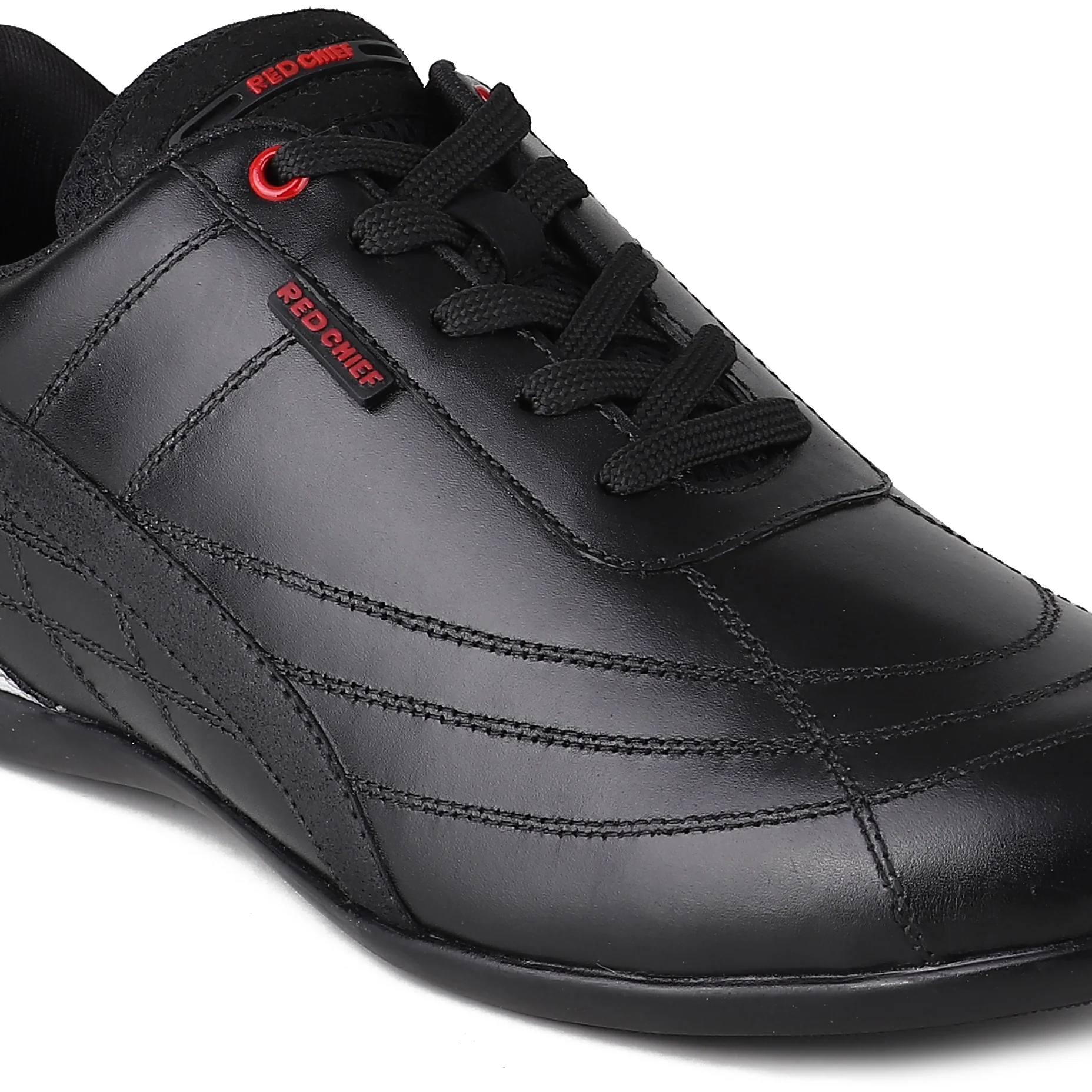 Red Chief Black Casual Sneaker Shoes for Men RC3971 001 - Image 7