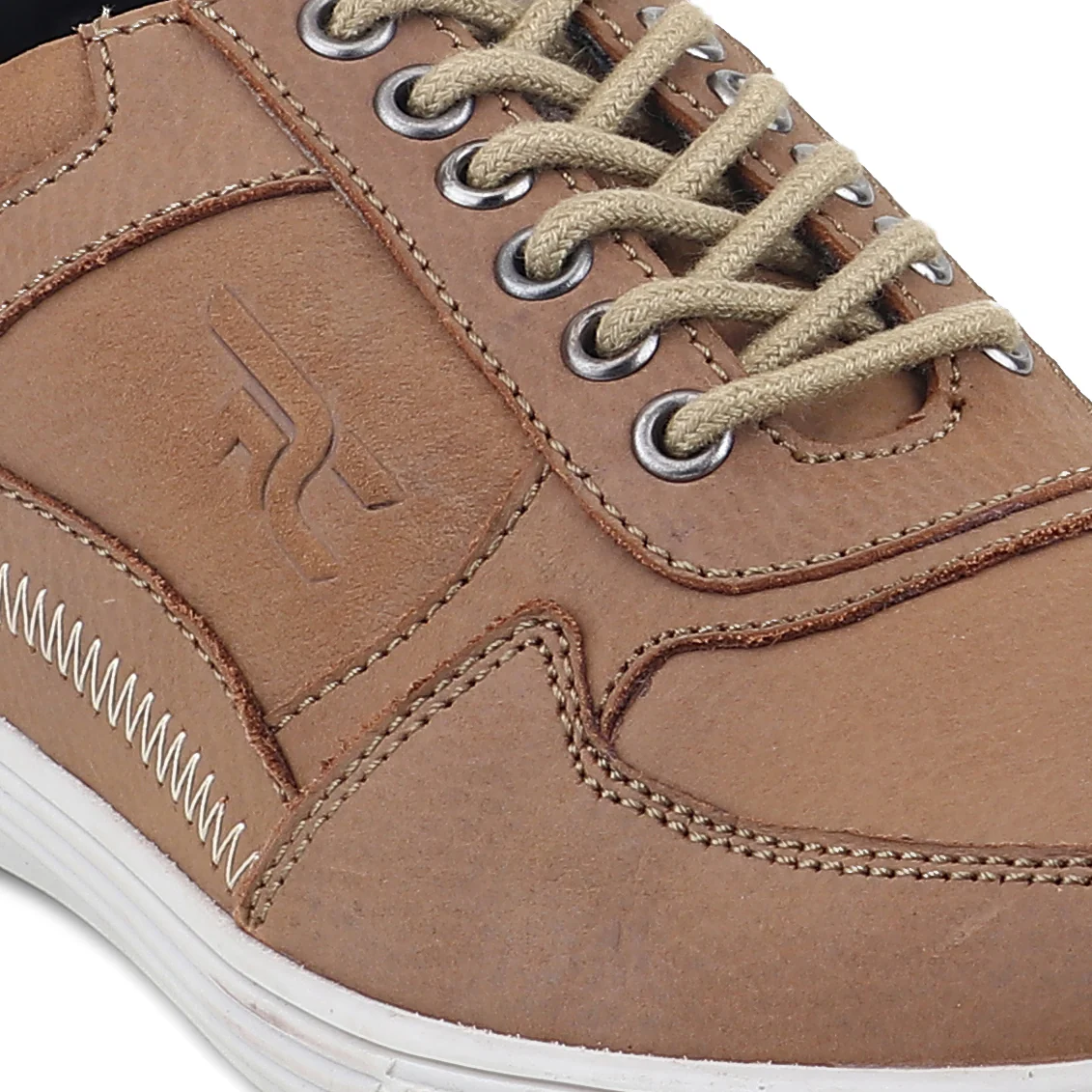 Red Chief Lt. Olive Casual Sneaker Shoes for Men RC3999 G0044 - Image 6