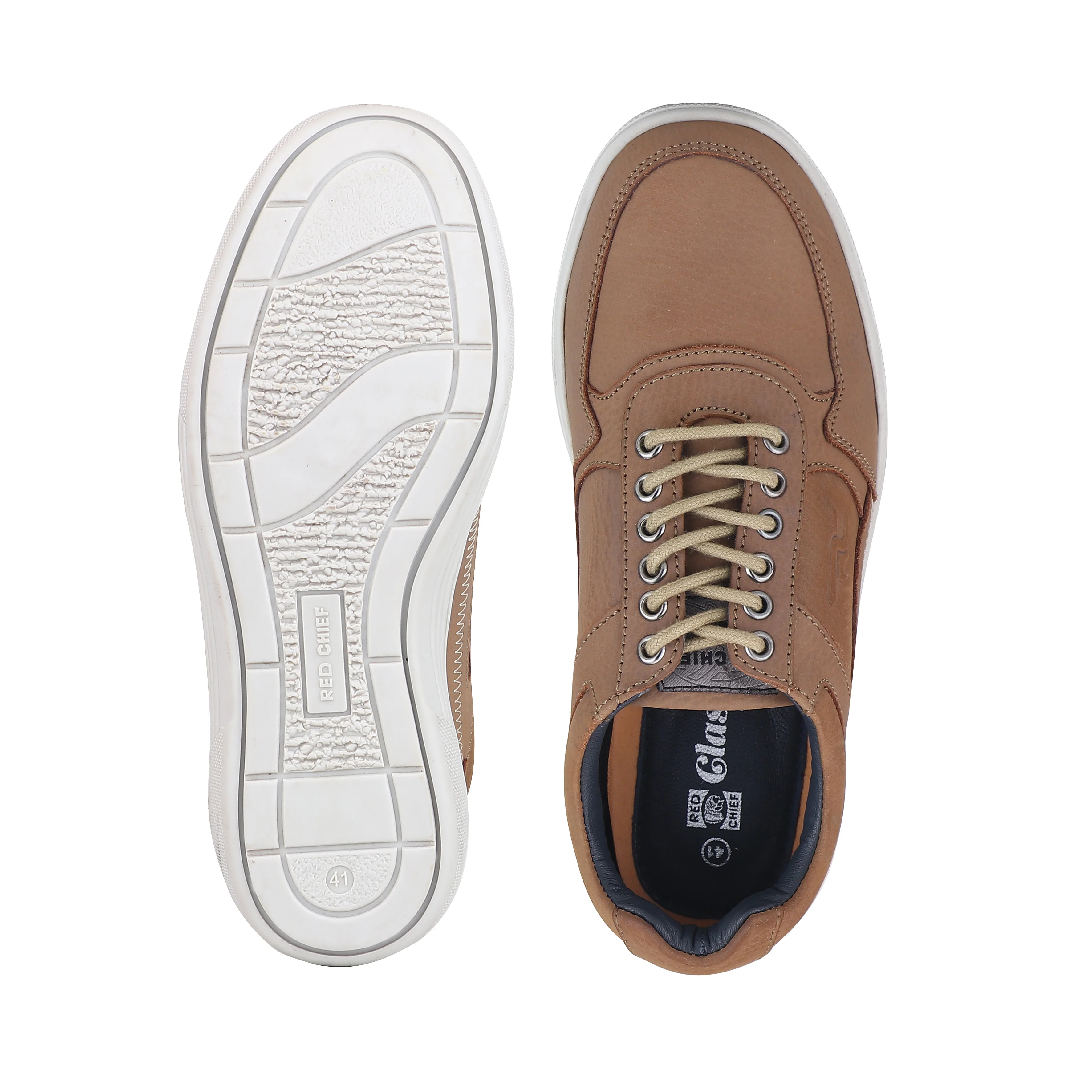 Red Chief Lt. Olive Casual Sneaker Shoes for Men RC3999 G0044 - Image 9