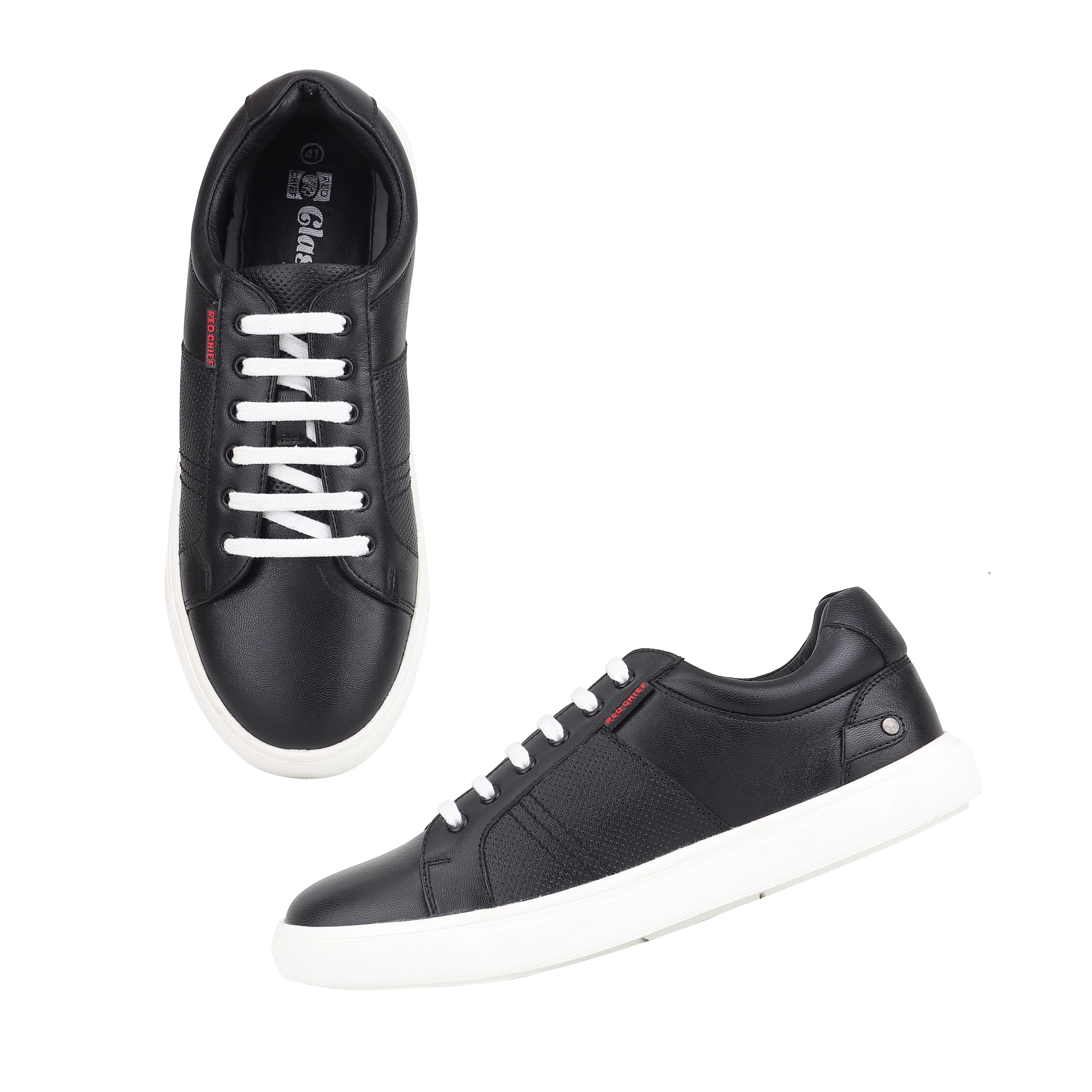 Red Chief Black Casual Sneaker Shoes for Men RC4000 001 - Image 2