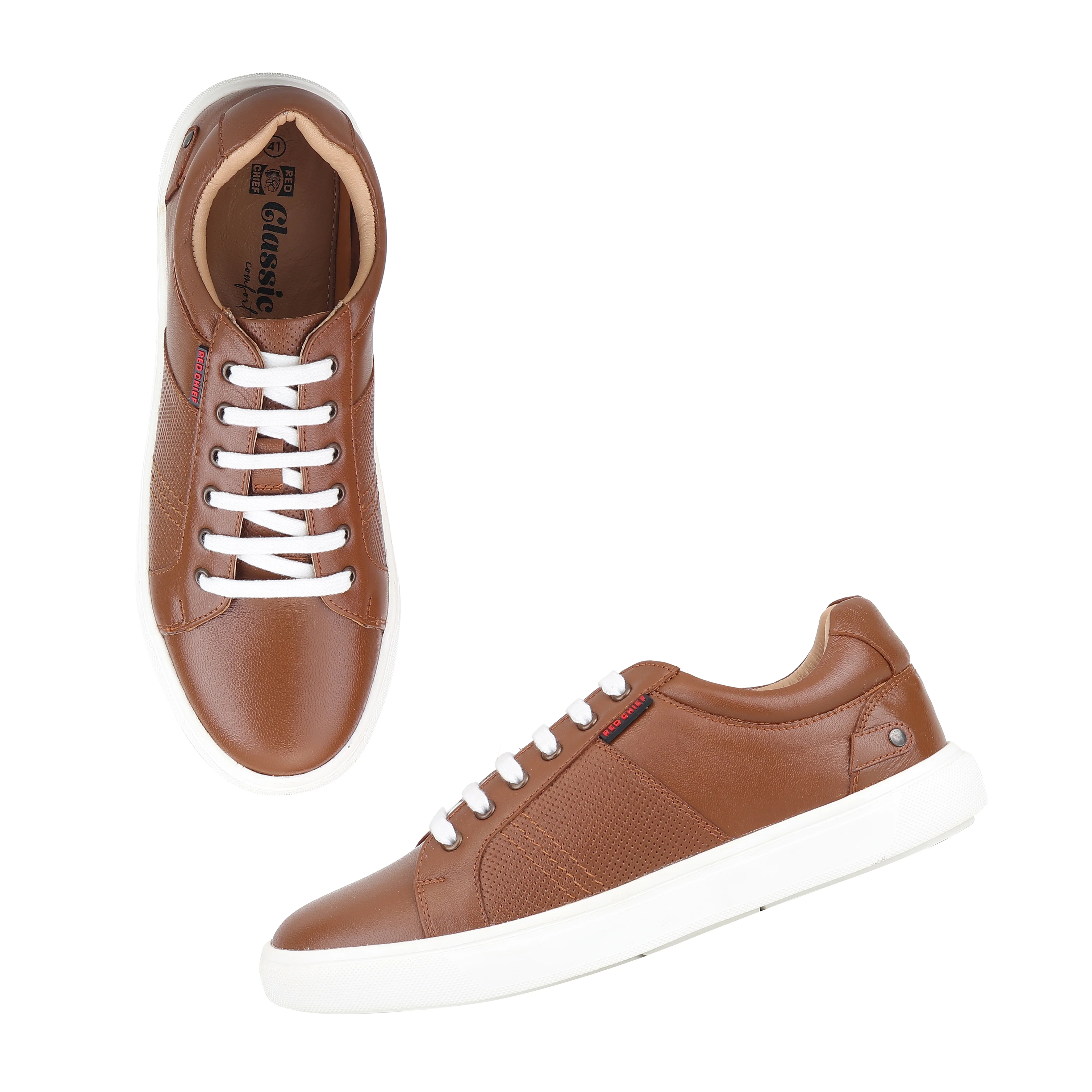 Red Chief Tan Casual Sneaker Shoes for Men RC4000 006 - Image 2