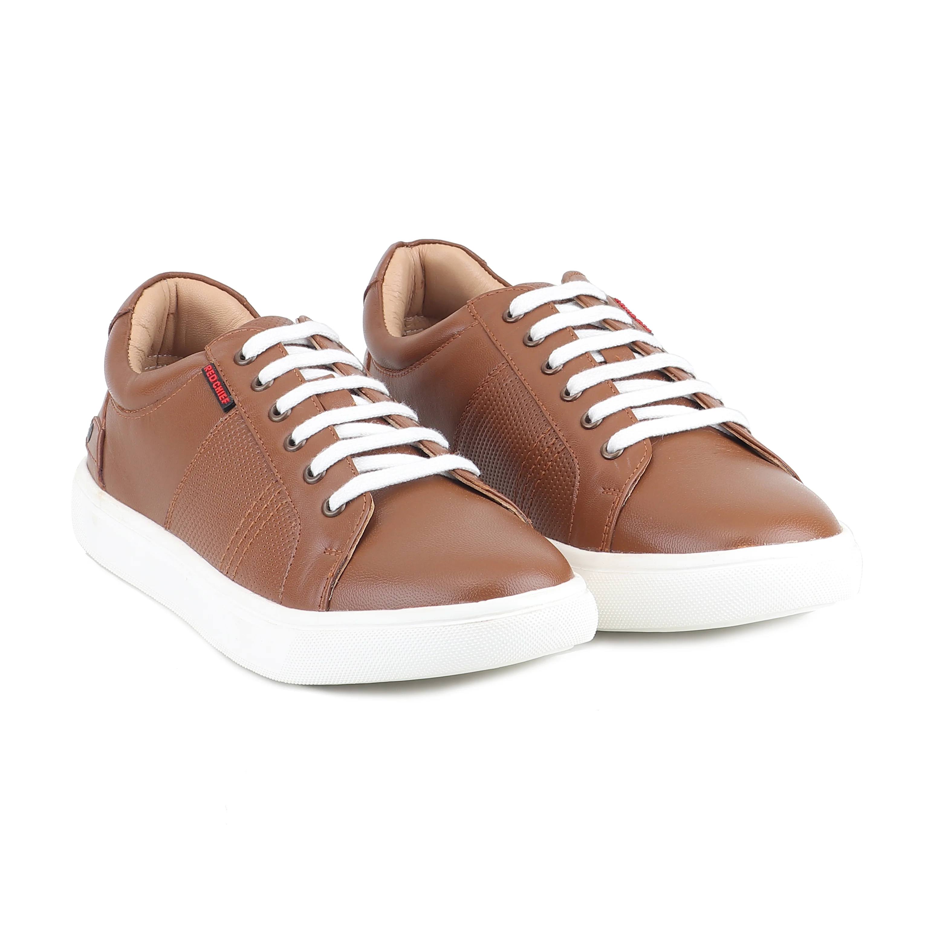 Red Chief Tan Casual Sneaker Shoes for Men RC4000 006 - Image 4