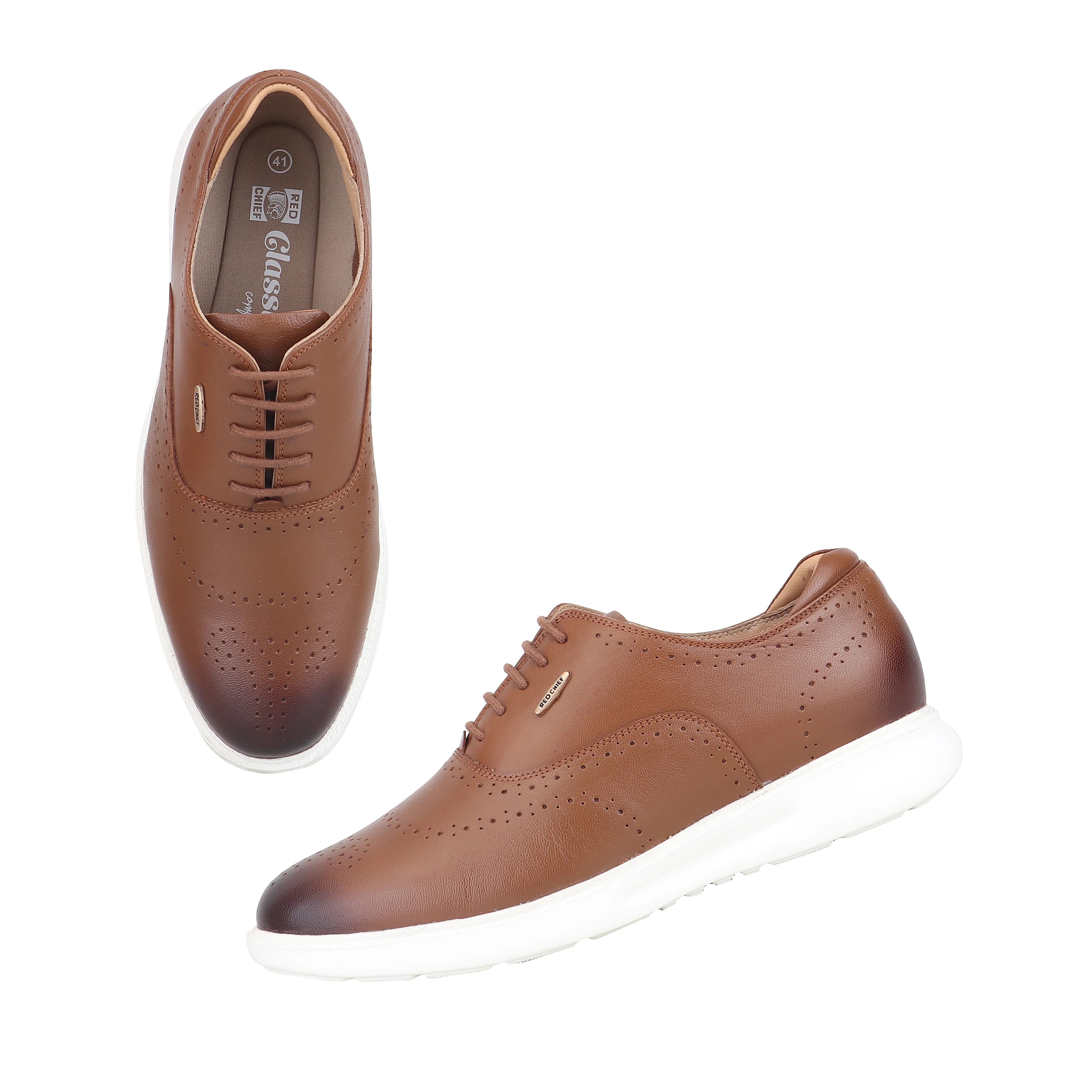Red Chief Tan Casual Shoes for Men RC4001 006 - Image 2