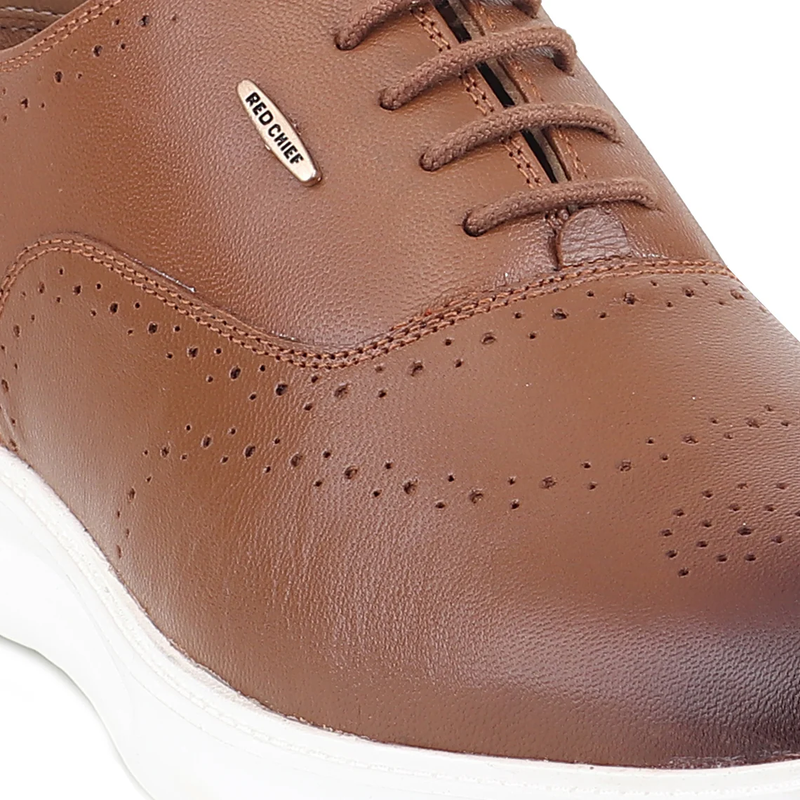 Red Chief Tan Casual Shoes for Men RC4001 006 - Image 6