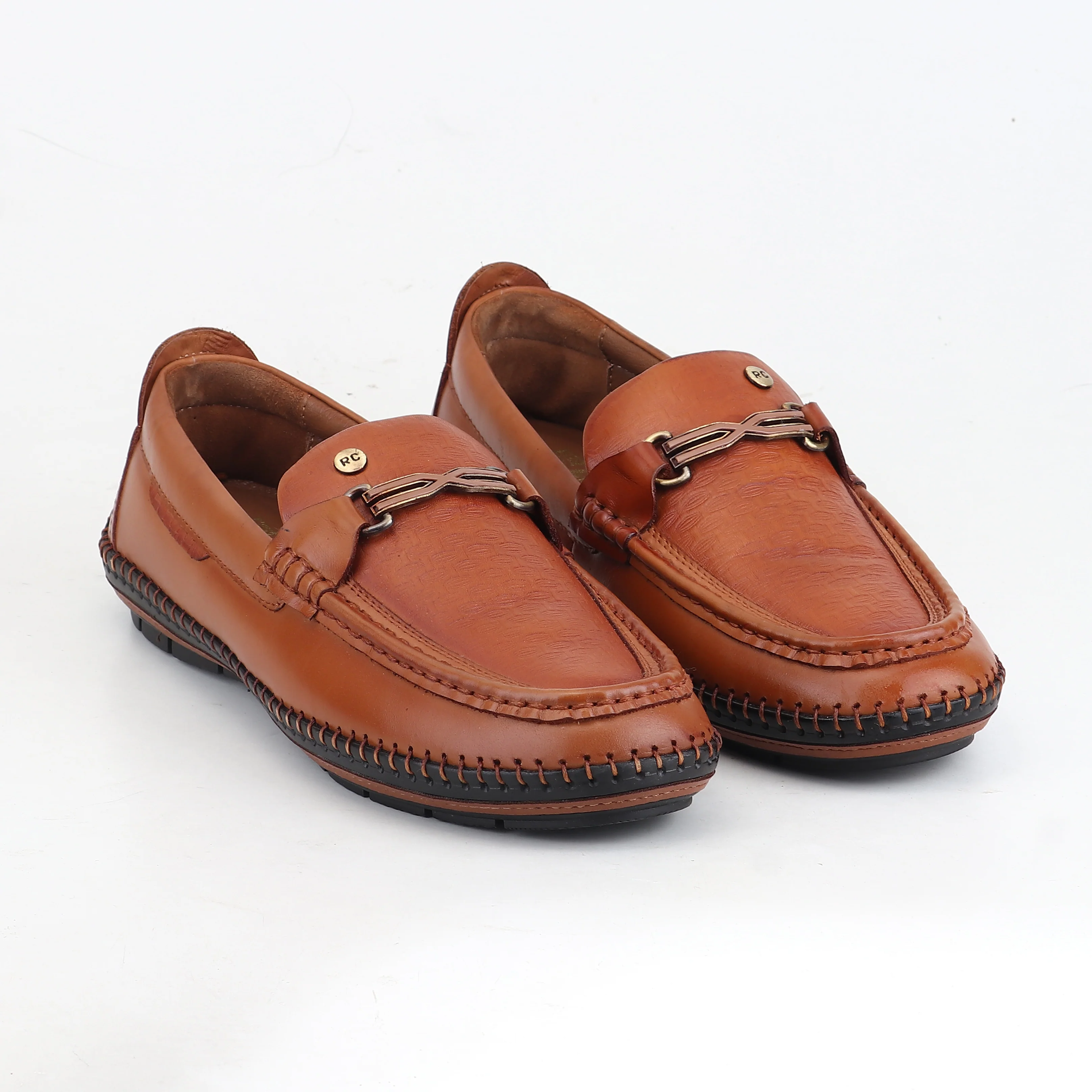 Red Chief Tan Casual Loafer Shoes for Men RC4007 006 - Image 3