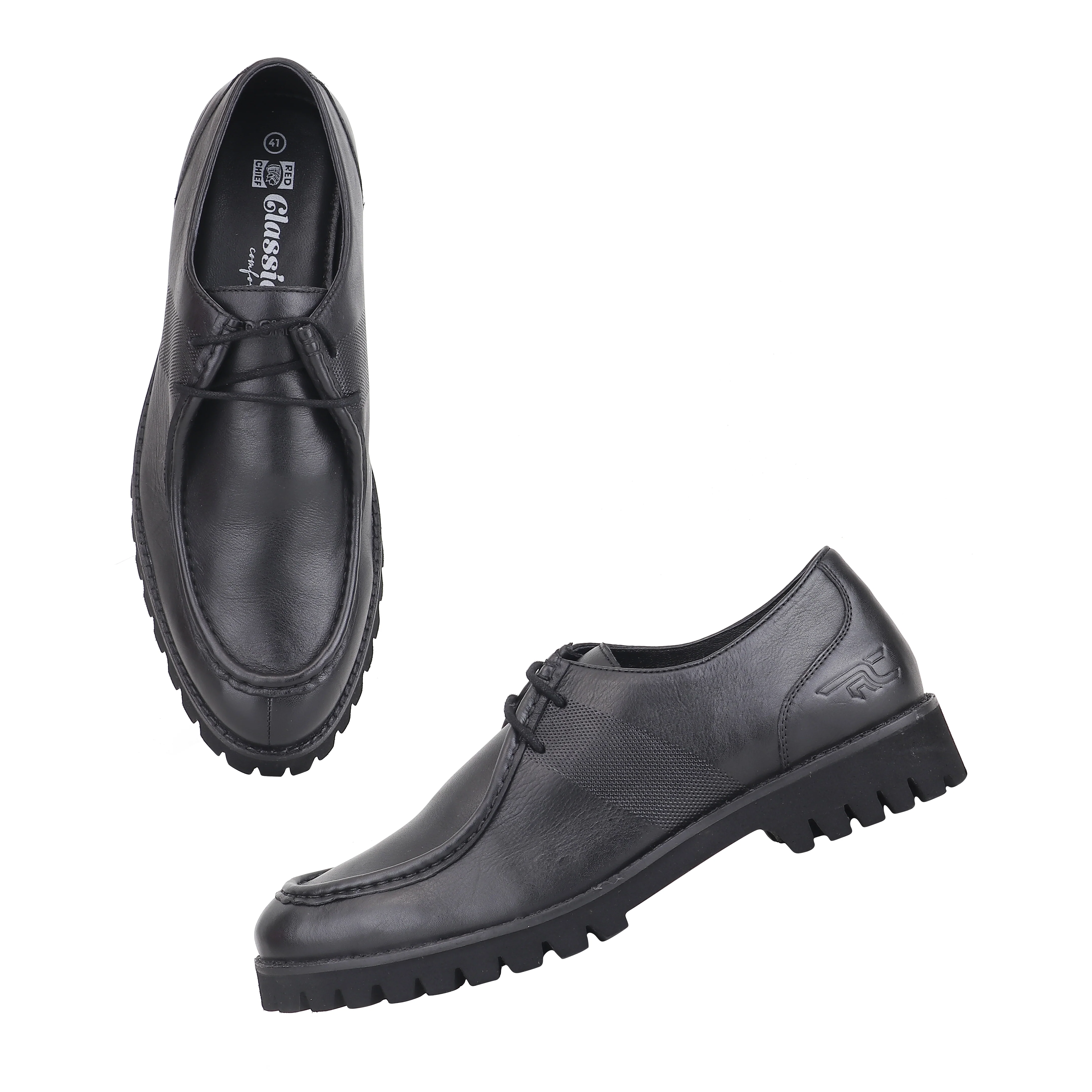 Red Chief Black Casual Shoes for Men RC4016 001 - Image 2