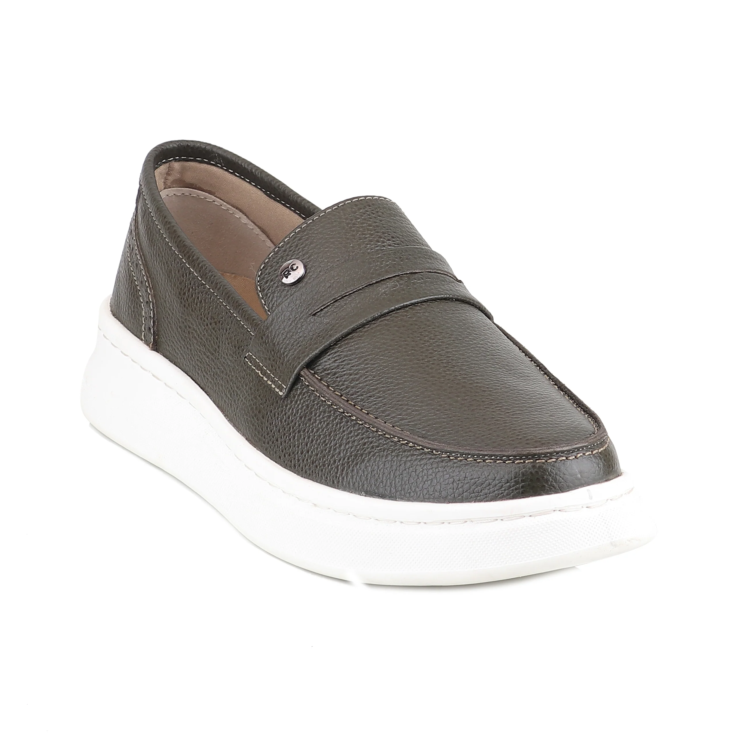 Red Chief Olive Casual Sneaker Shoes for Men RC4049 124 - Image 7