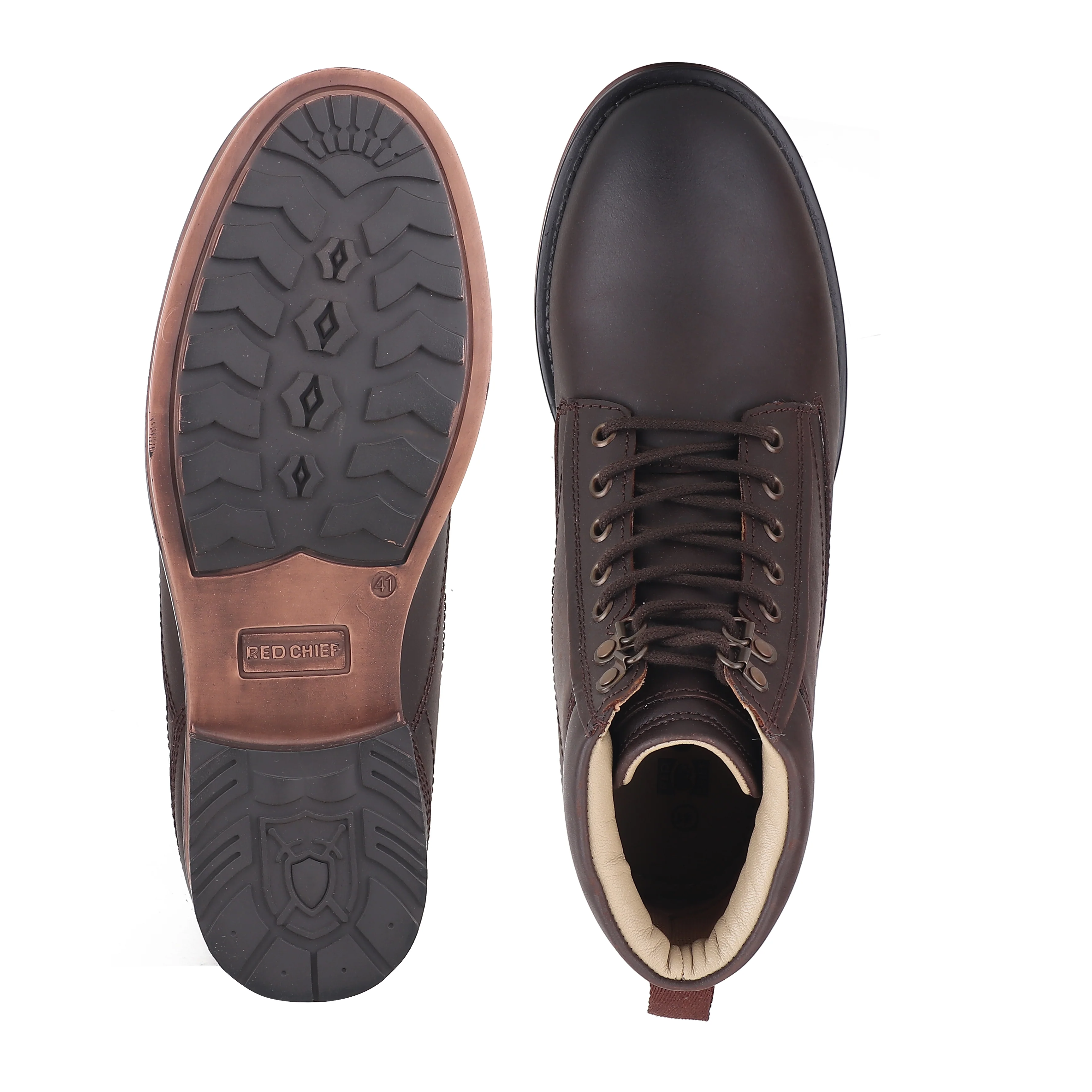 Red Chief Brown Casual Boot Shoes for Men RC4061 003 - Image 9