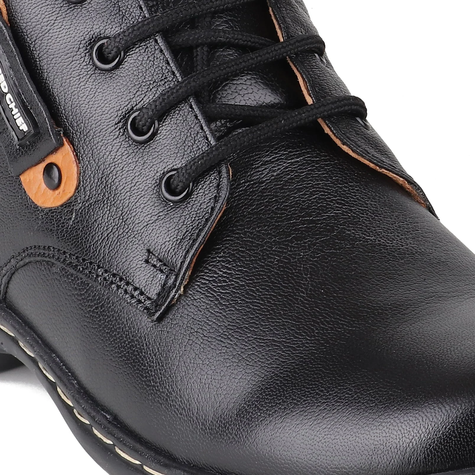 Red Chief Black Casual Boot Shoes for Men RC6011 001 - Image 7