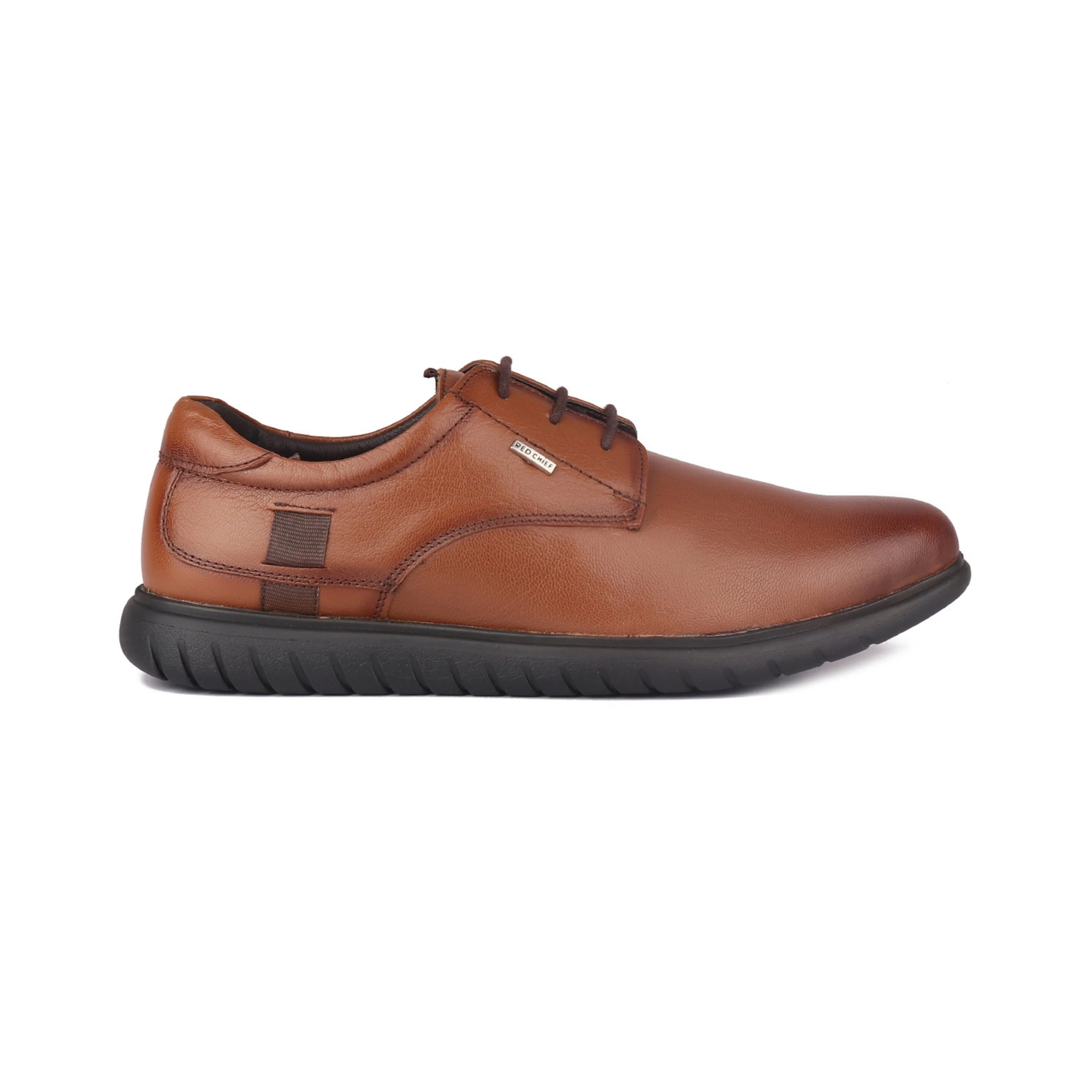 Red Chief Tan formal Derby shoes for Men RC1805 006