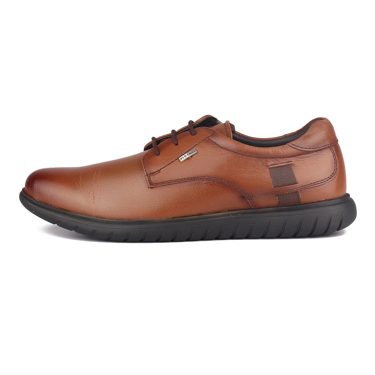Red Chief Tan formal Derby shoes for Men RC1805 006 - Image 3