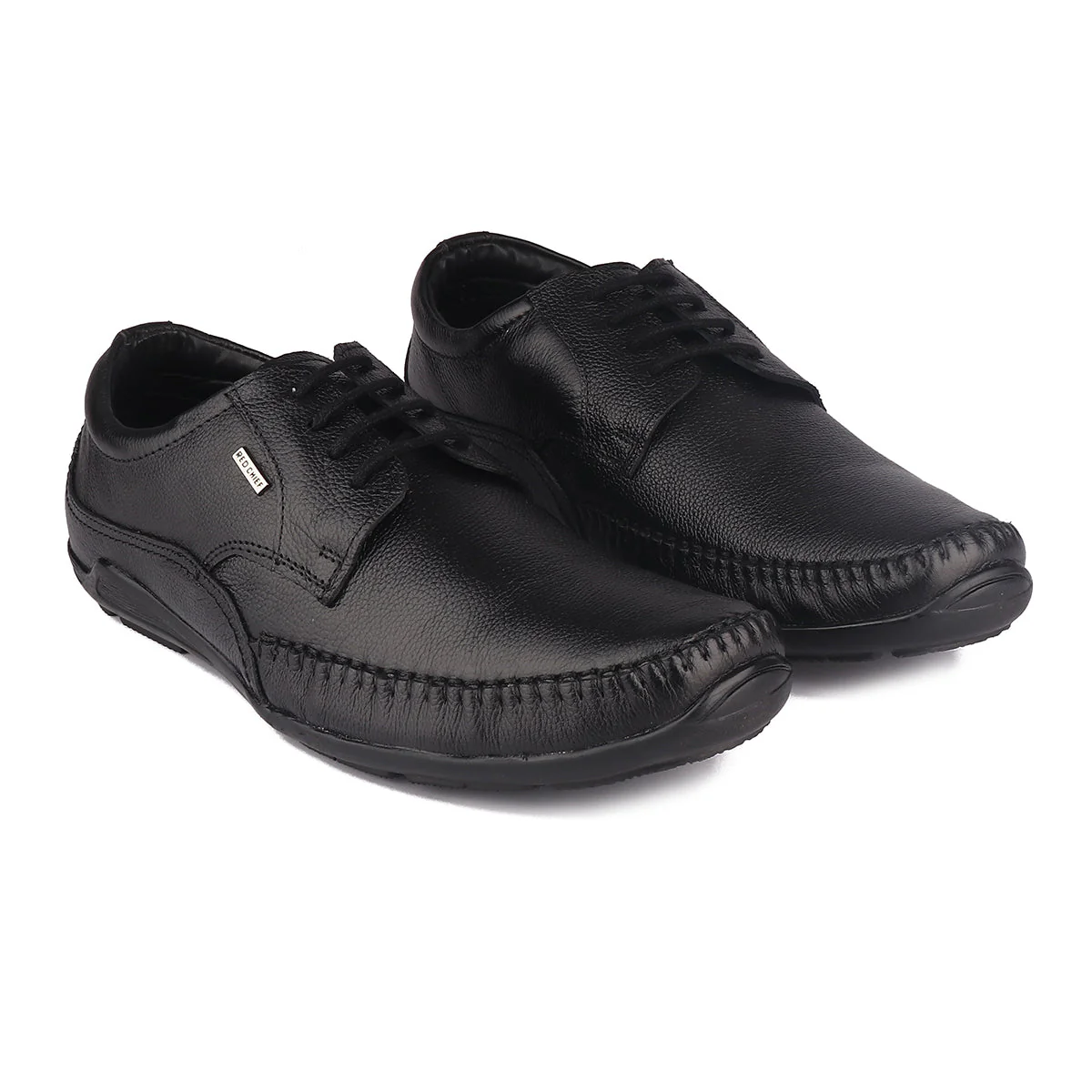Red Chief Black formal Derby shoes for Men RC1811 001 - Image 4
