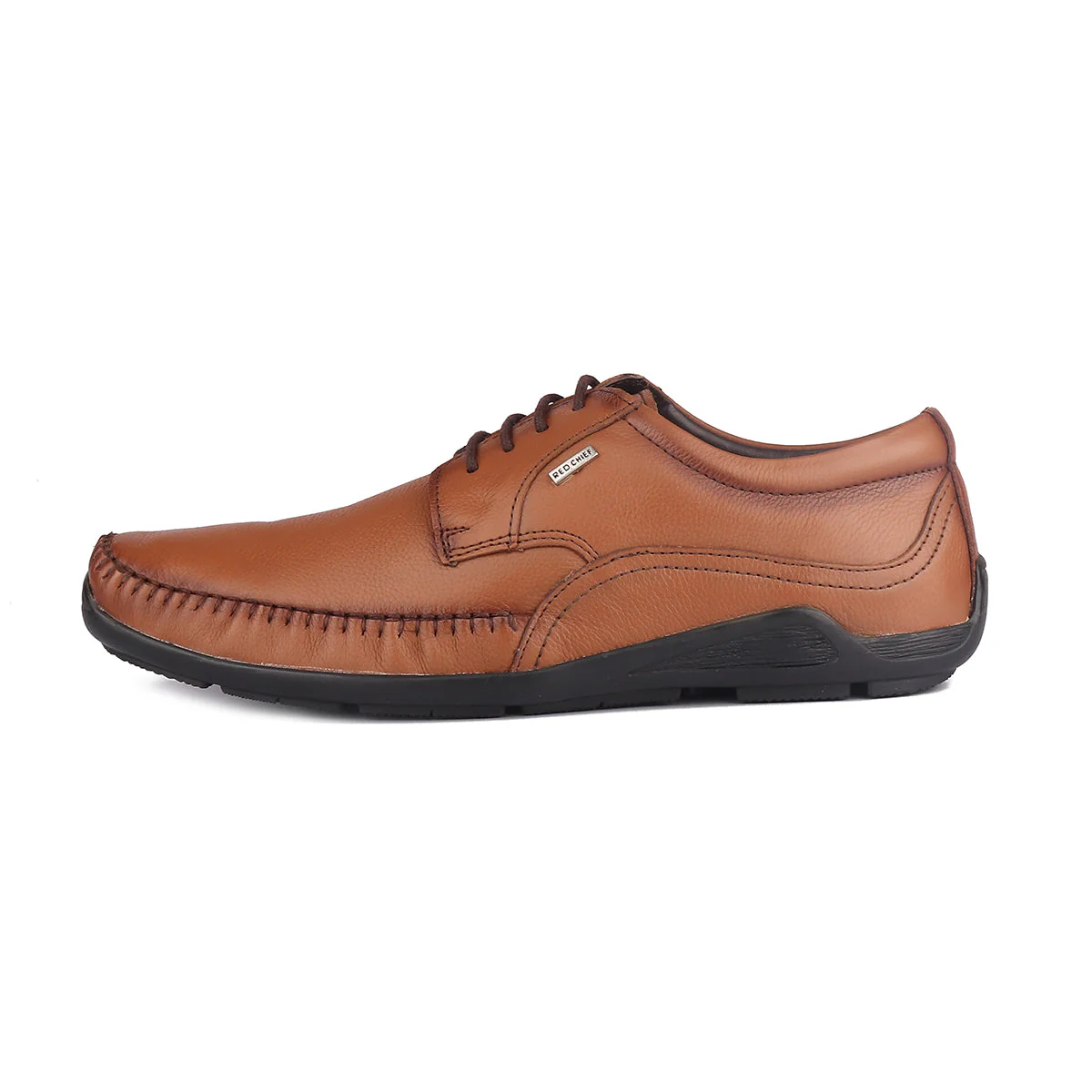 Red Chief Tan formal Derby shoes for Men RC1811 006 - Image 3