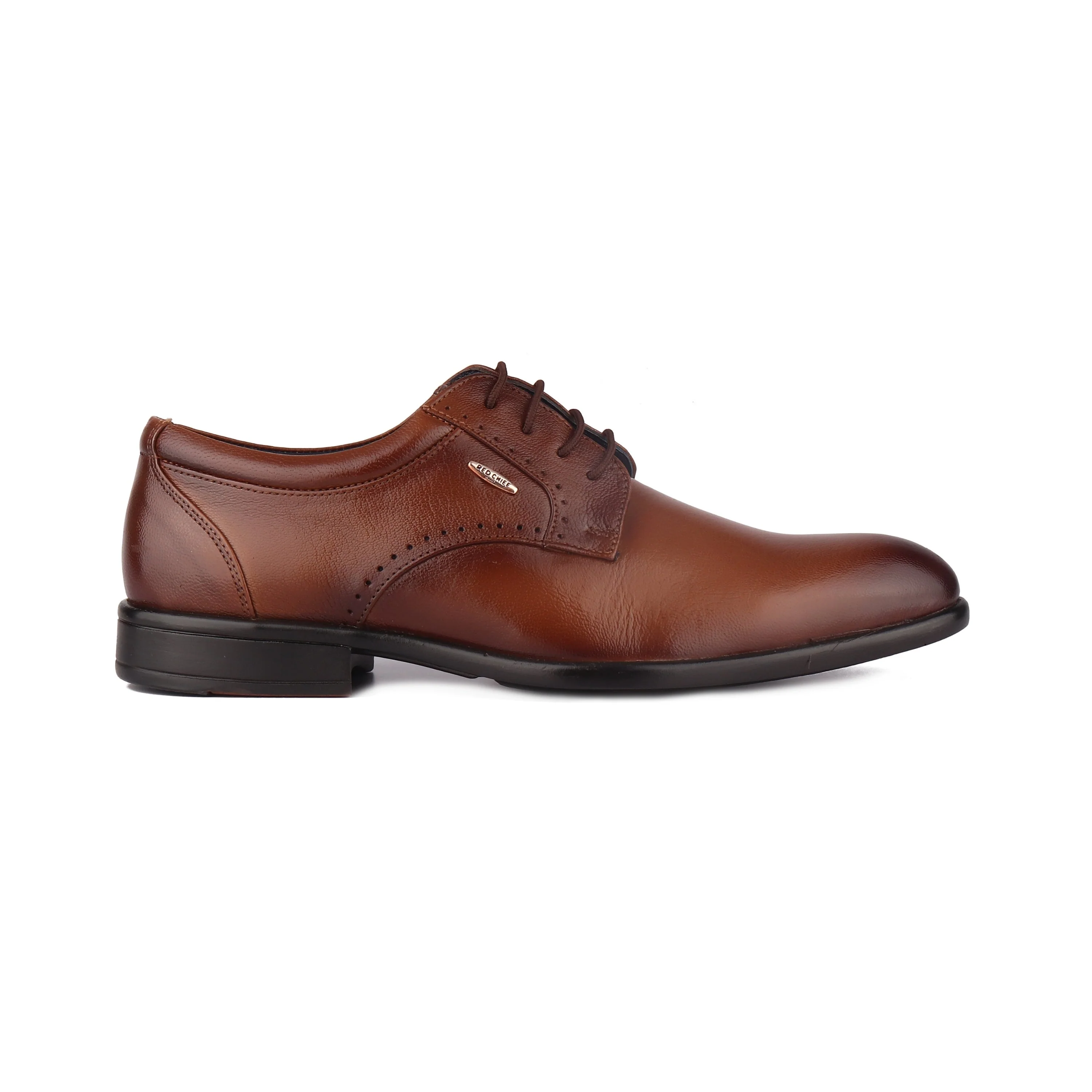 Red Chief Tan formal Derby shoes for Men RC1946 006