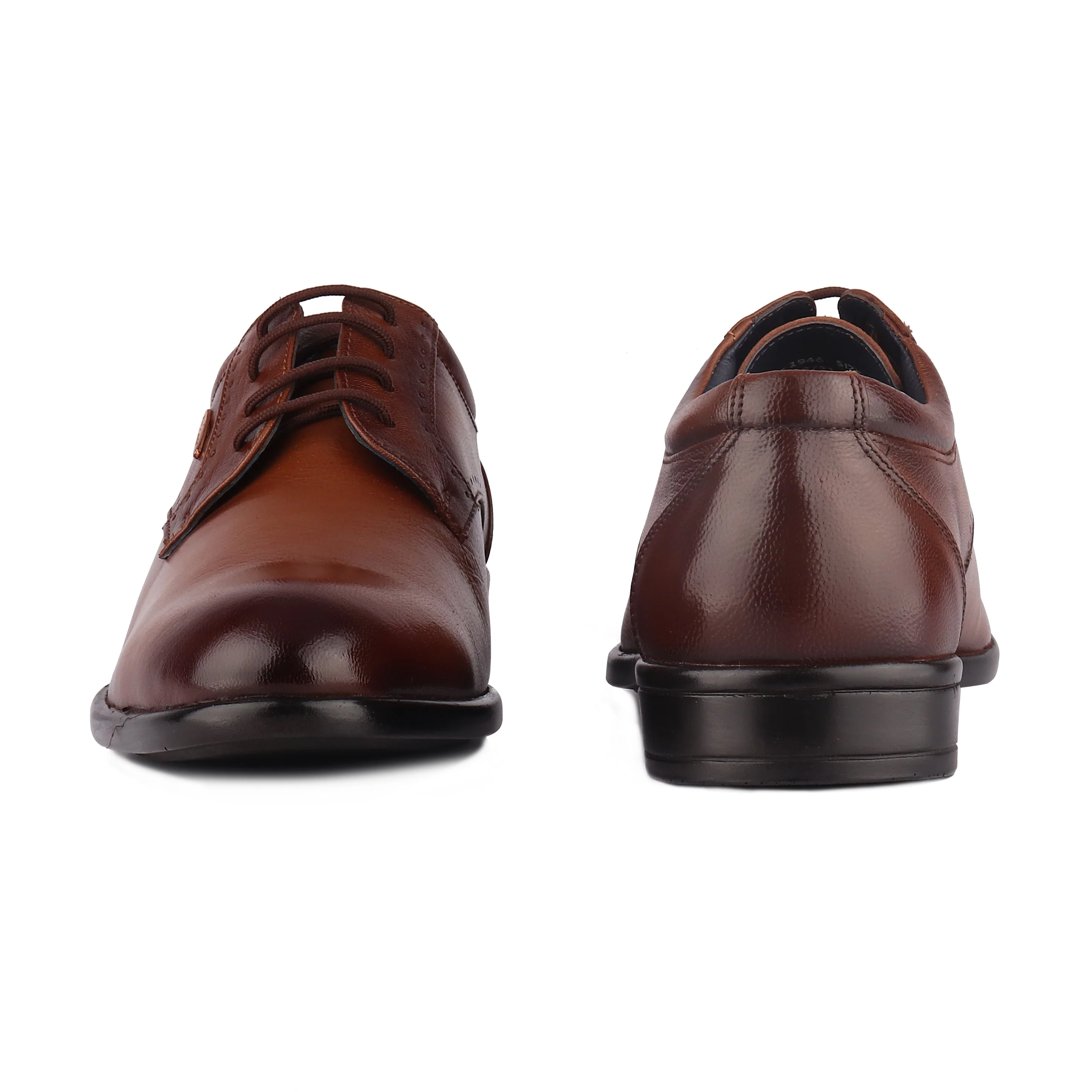 Red Chief Tan formal Derby shoes for Men RC1946 006 - Image 2