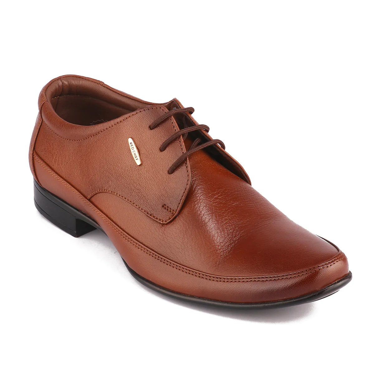 Red Chief Tan formal Derby shoes for Men RC1992 006 - Image 4