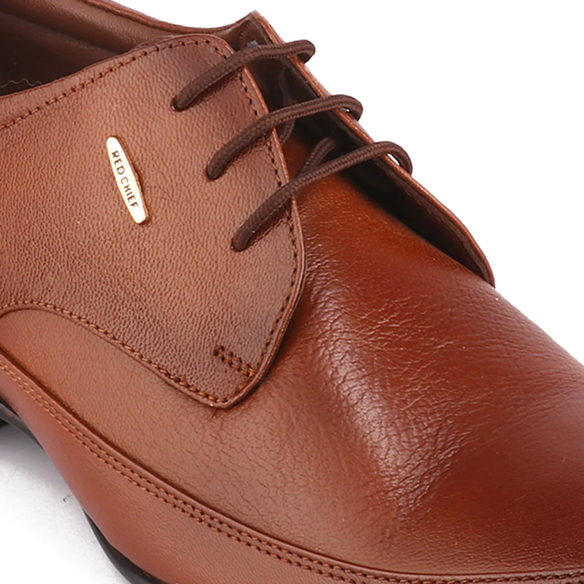 Red Chief Tan formal Derby shoes for Men RC1992 006 - Image 5