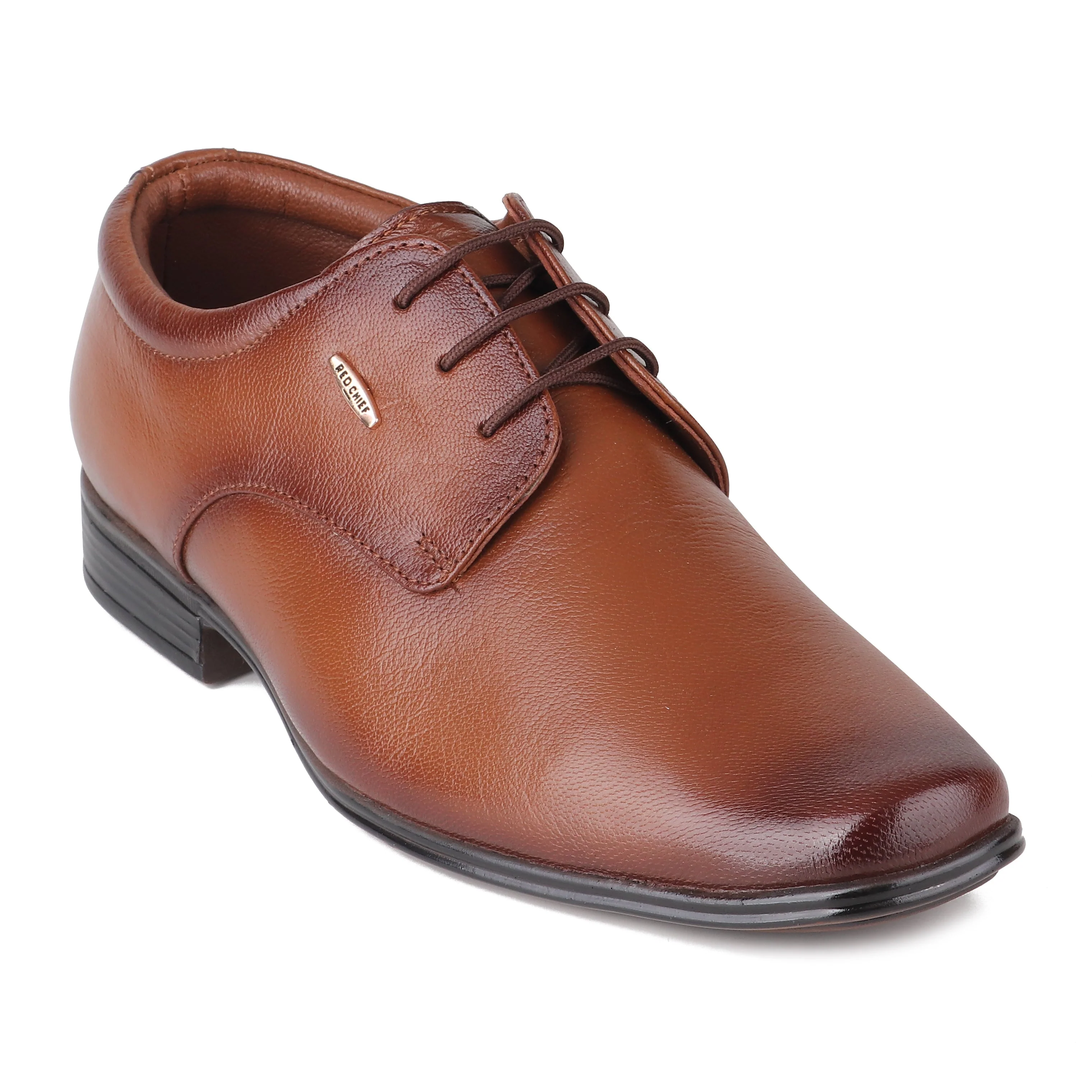 Red Chief Tan formal Derby shoes for Men RC1998 006 - Image 6